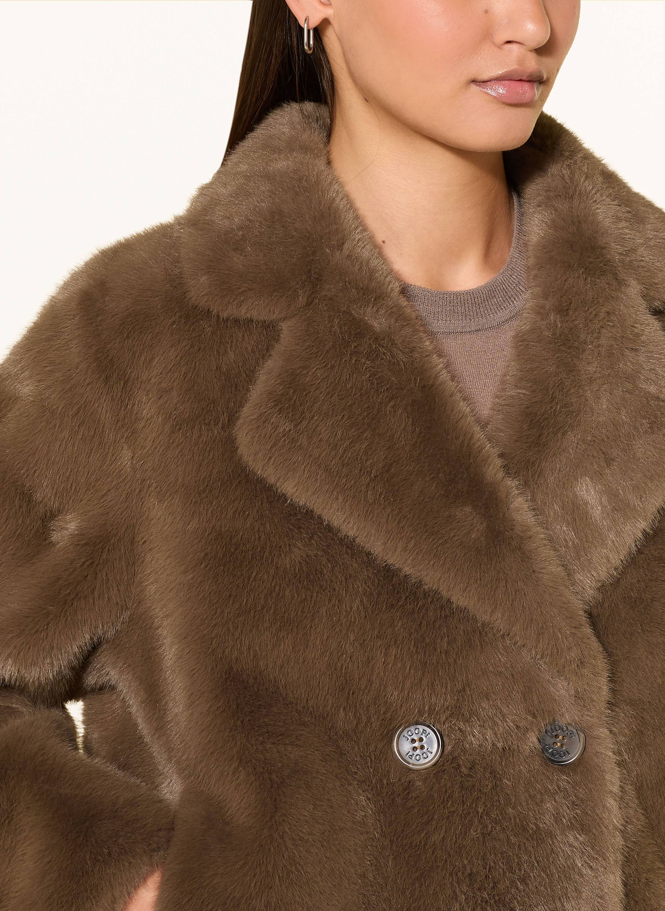 Thumbnail - Joop! Kunstpelz-Jacke Orsina Zum Wenden braun