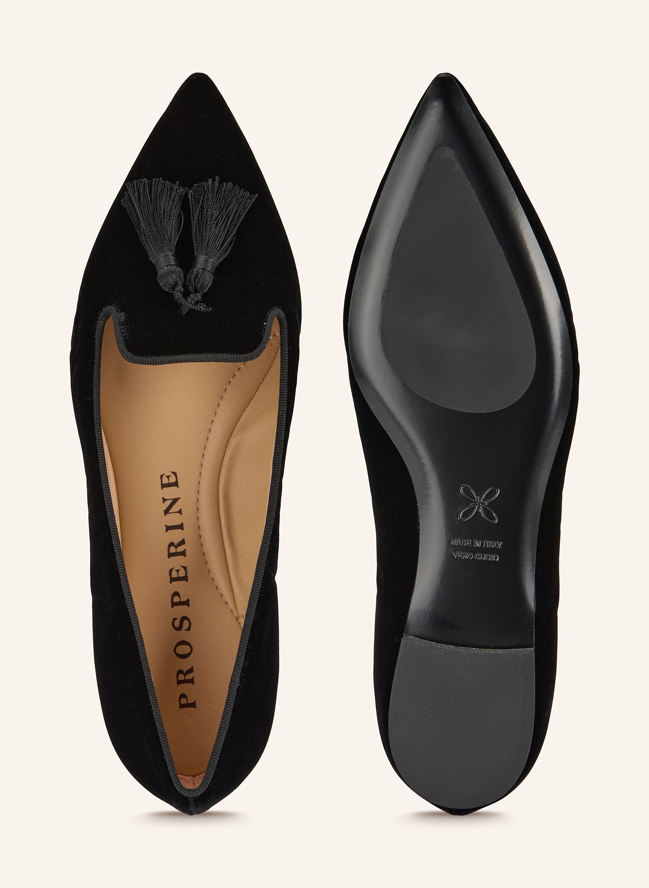 Thumbnail - Prosperine Ballerinas Aus Samt schwarz