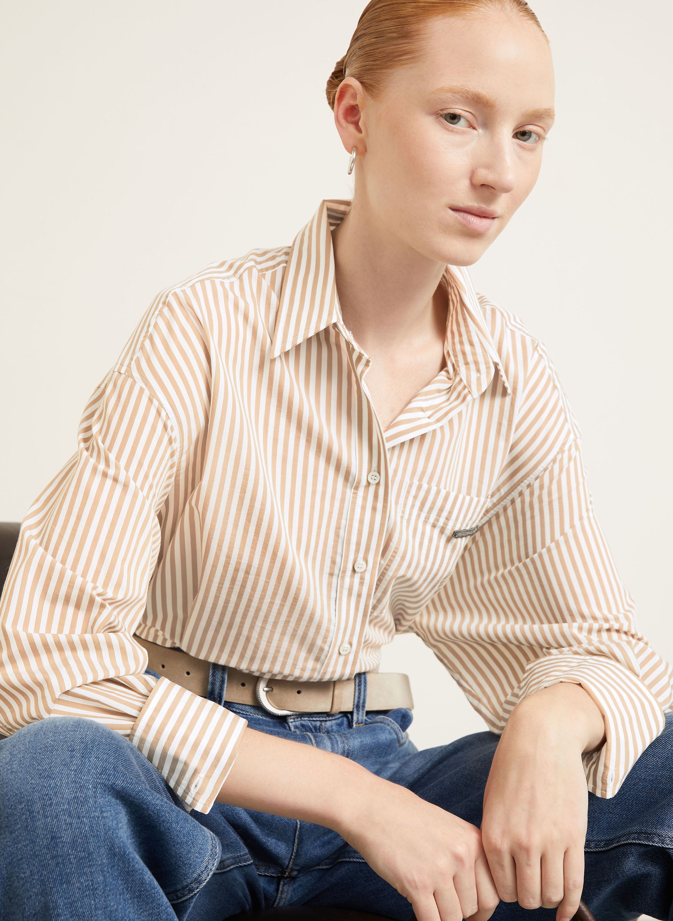 Thumbnail - Brunello Cucinelli Hemdbluse beige