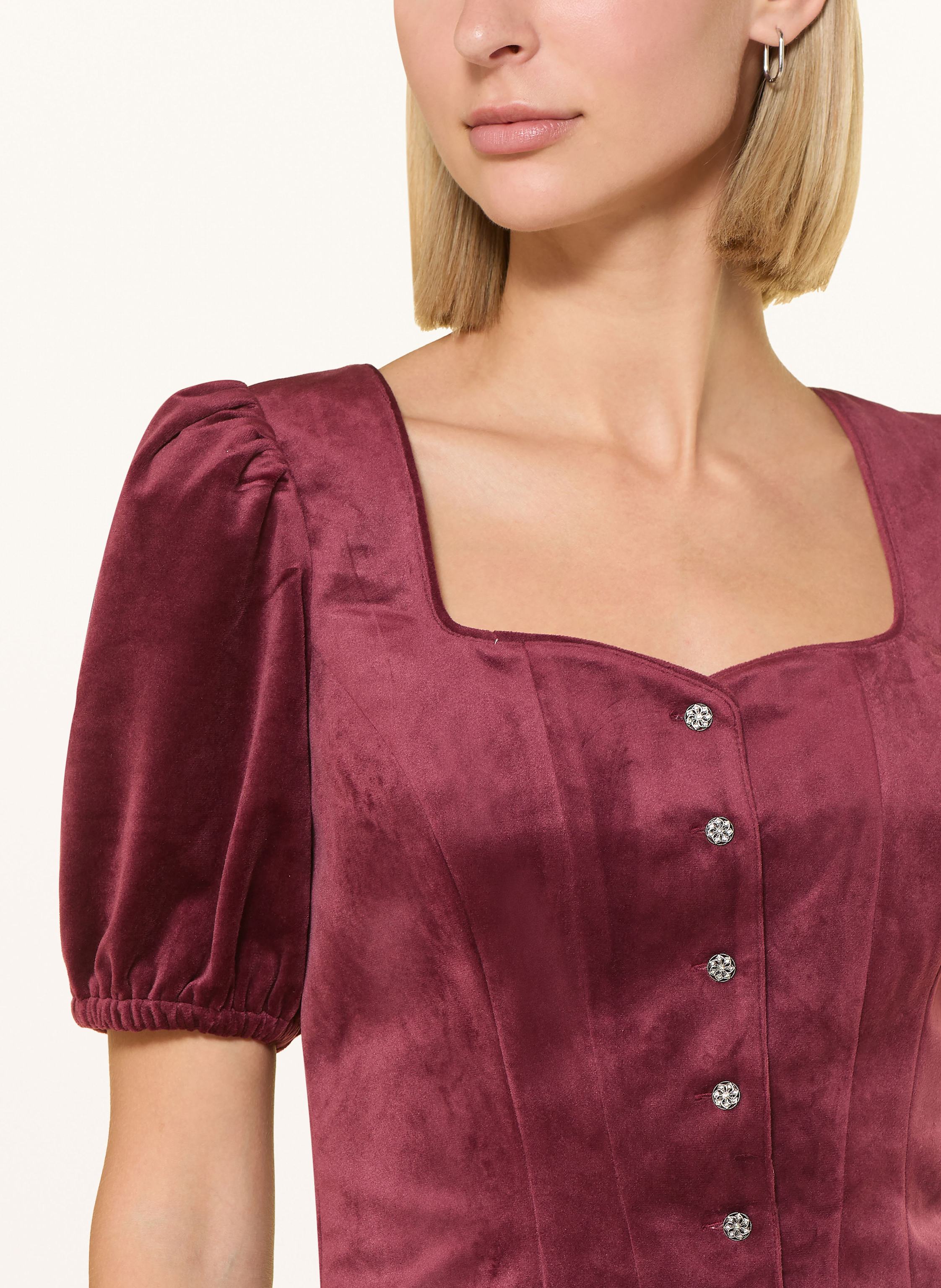 Thumbnail - Spieth & Wensky Trachtenmieder Griffin Aus Samt rot