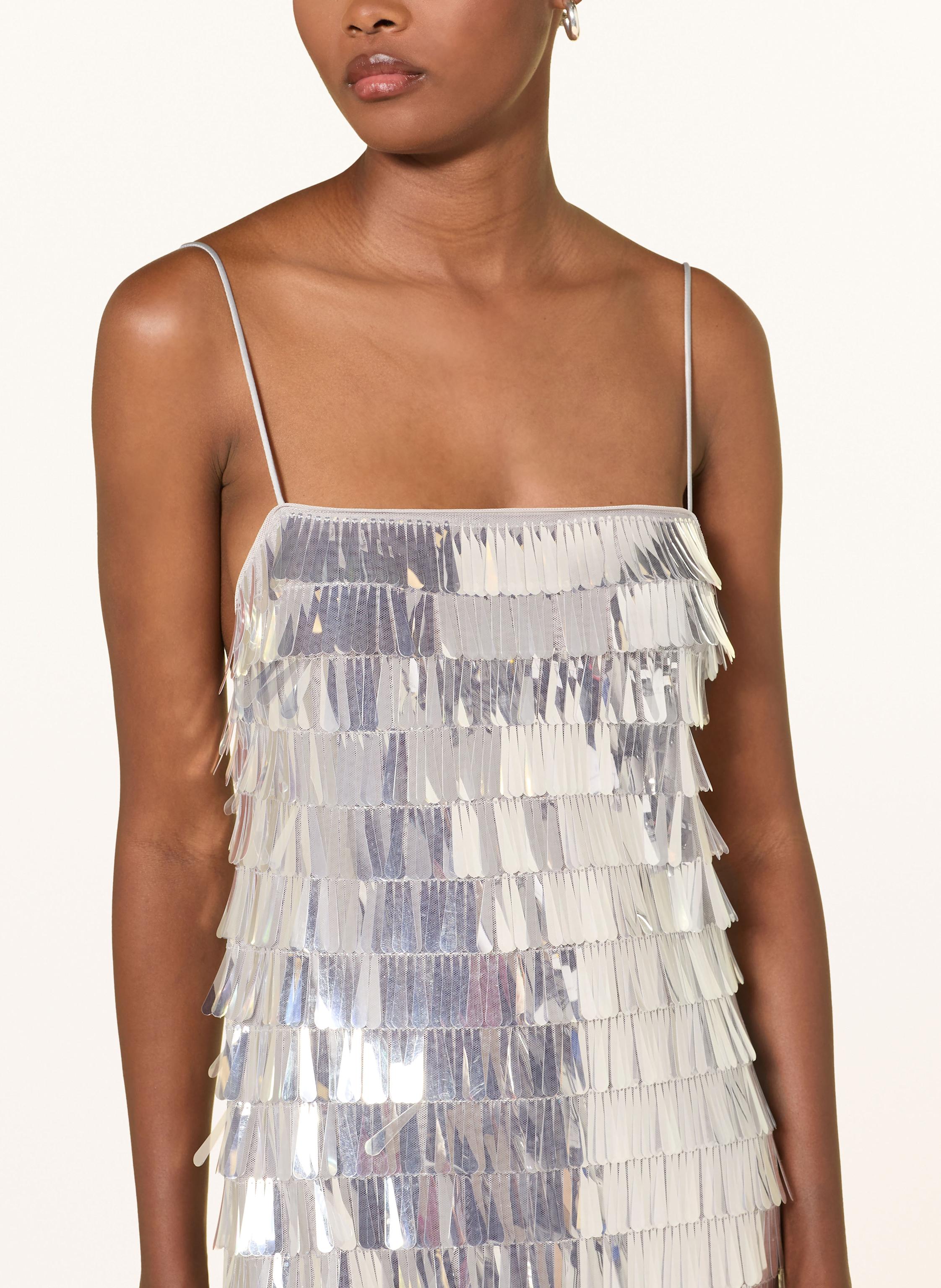 Thumbnail - Retrofête Kleid Amalie silber