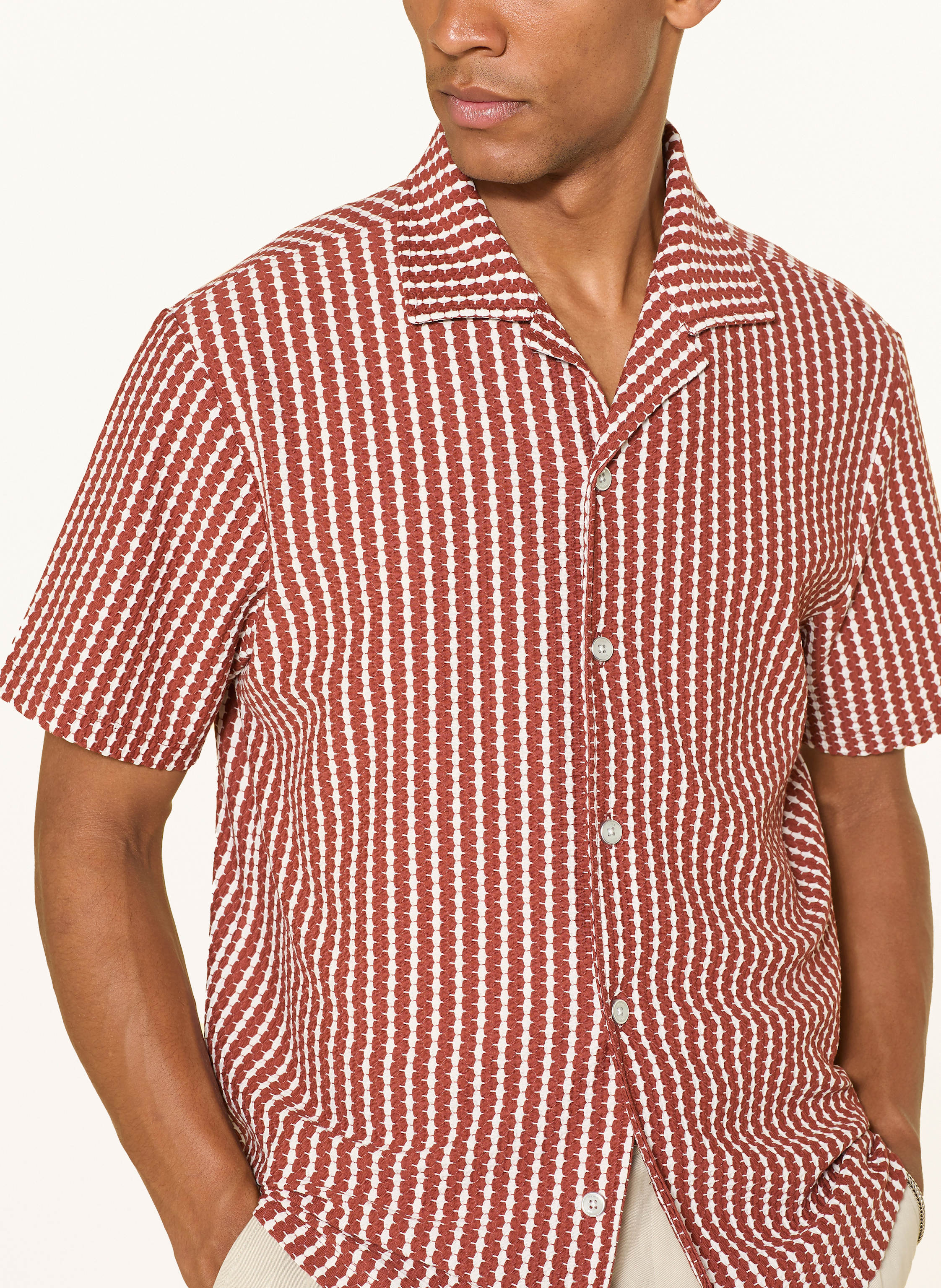 Thumbnail - Reiss Resorthemd Tower Comfort Fit braun