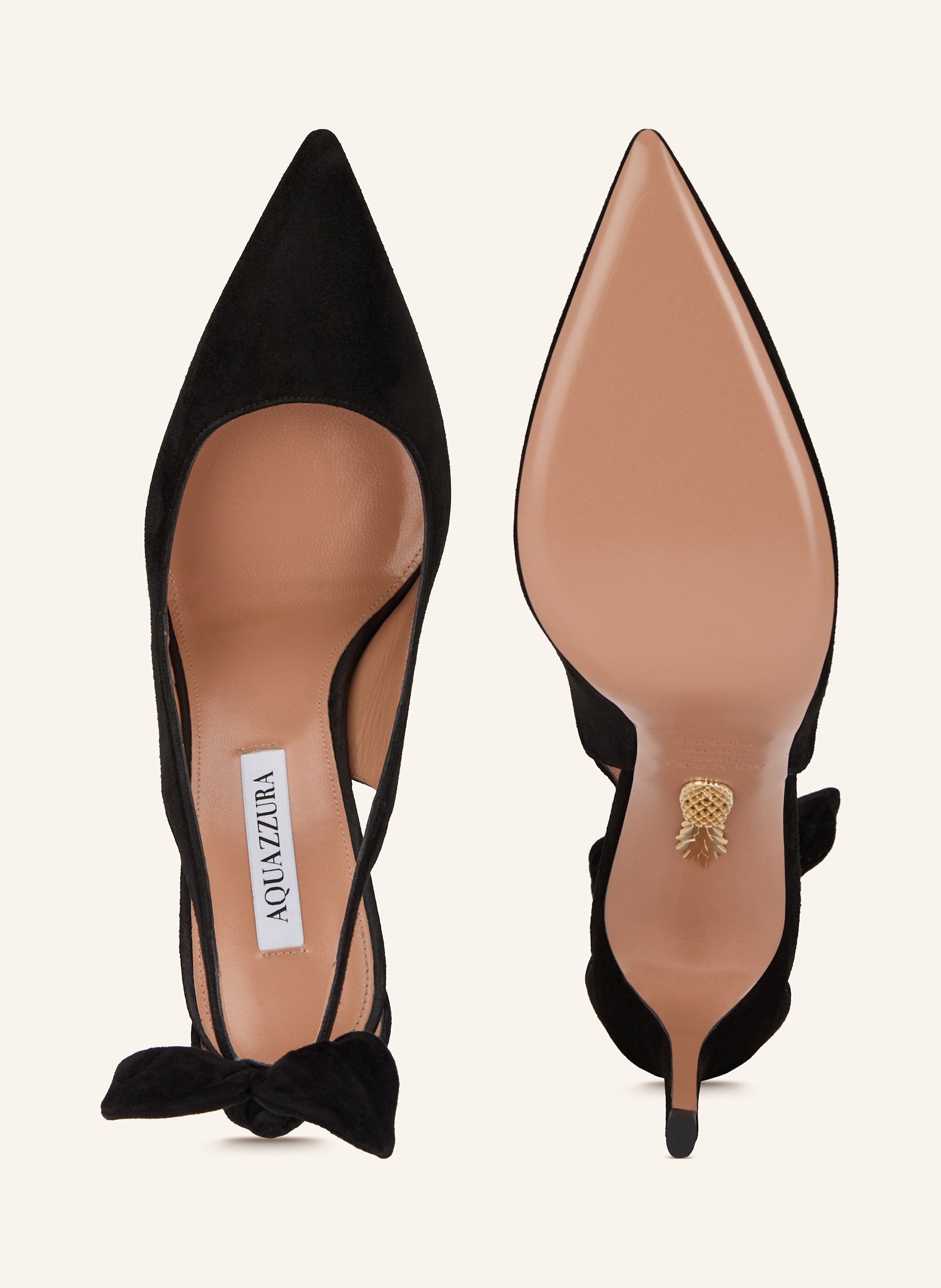 Thumbnail - Aquazzura Pumps Bow Tie schwarz