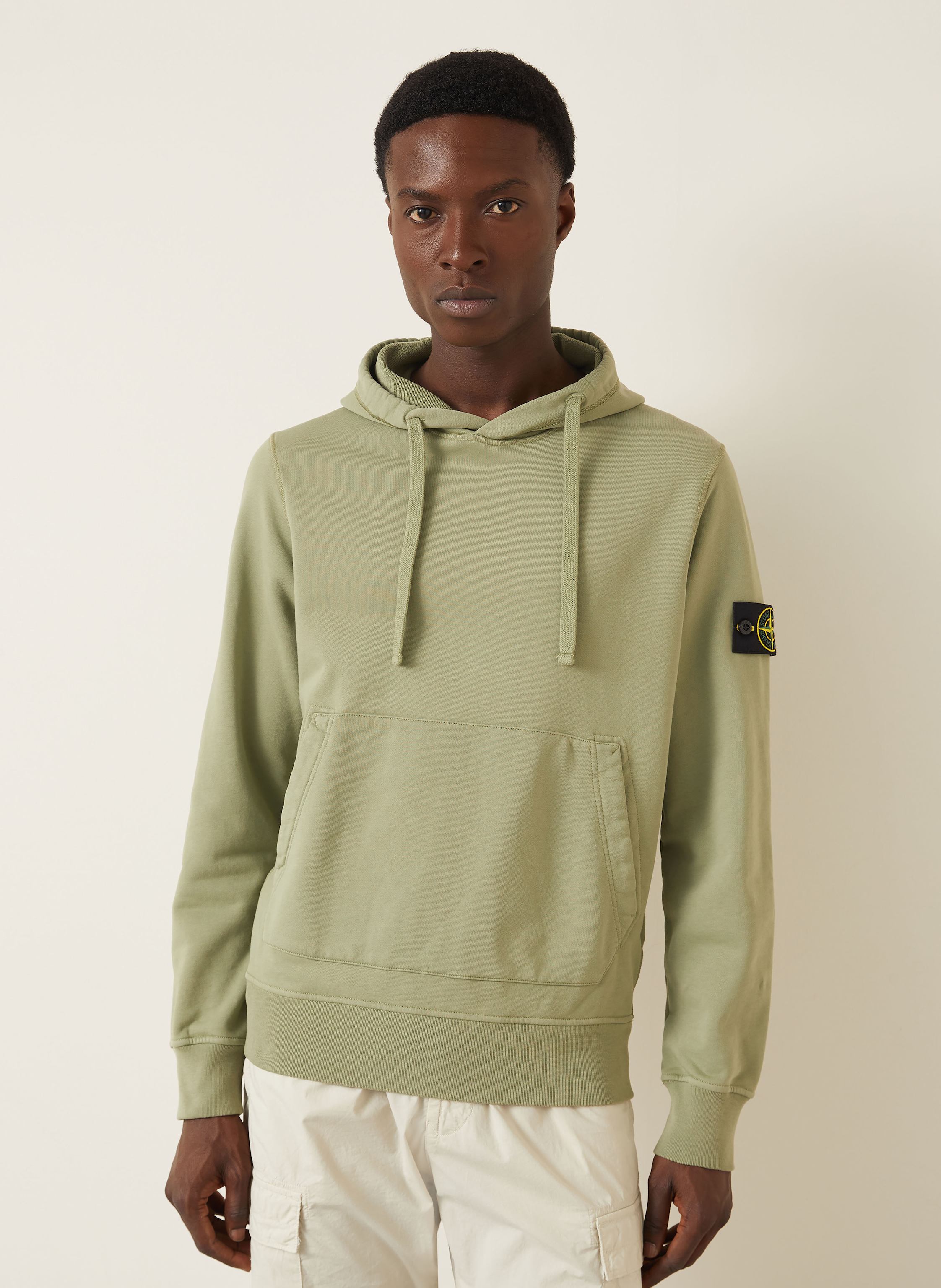 Thumbnail - Stone Island Hoodie gruen