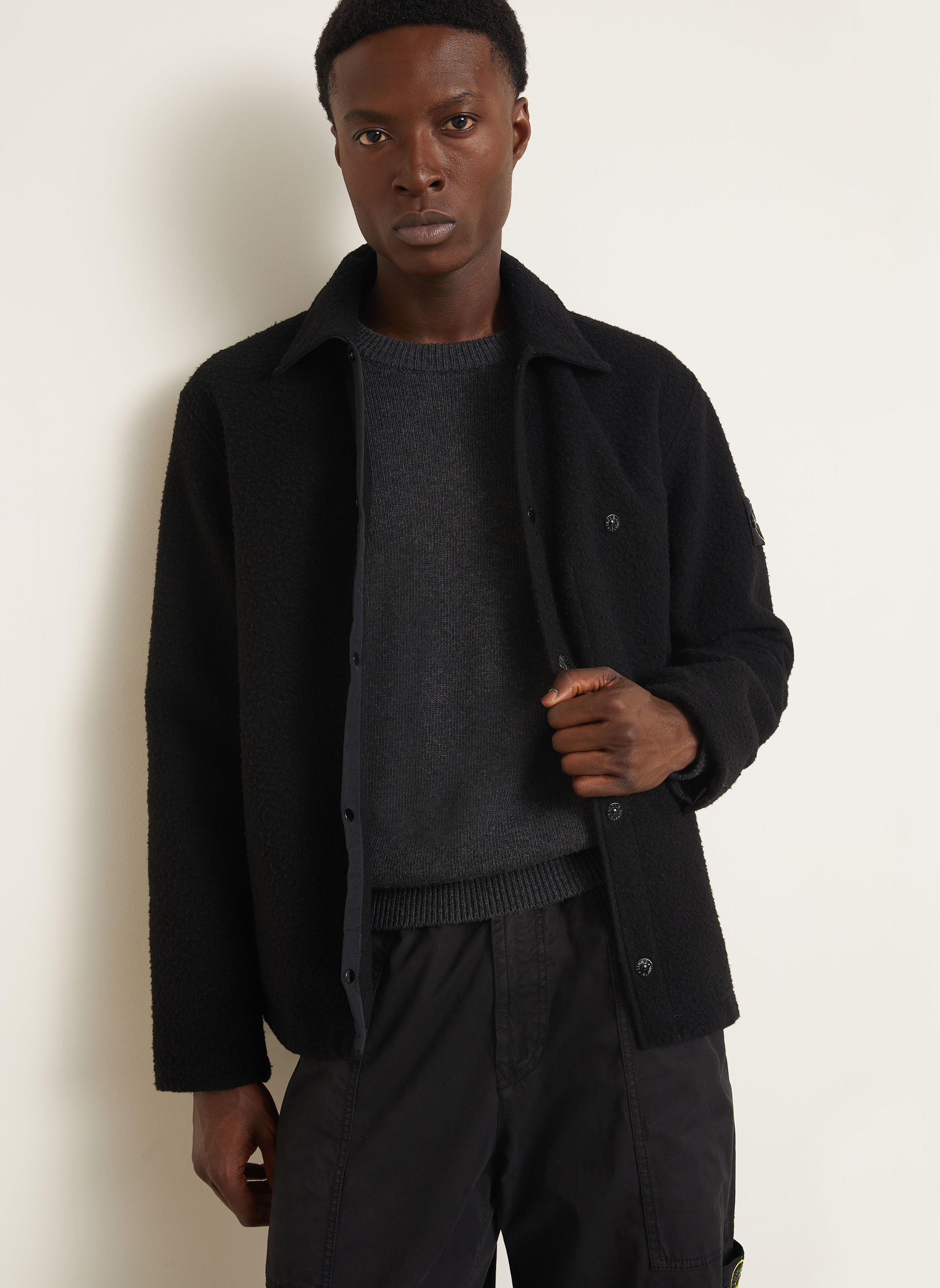 Thumbnail - Stone Island Overjacket schwarz