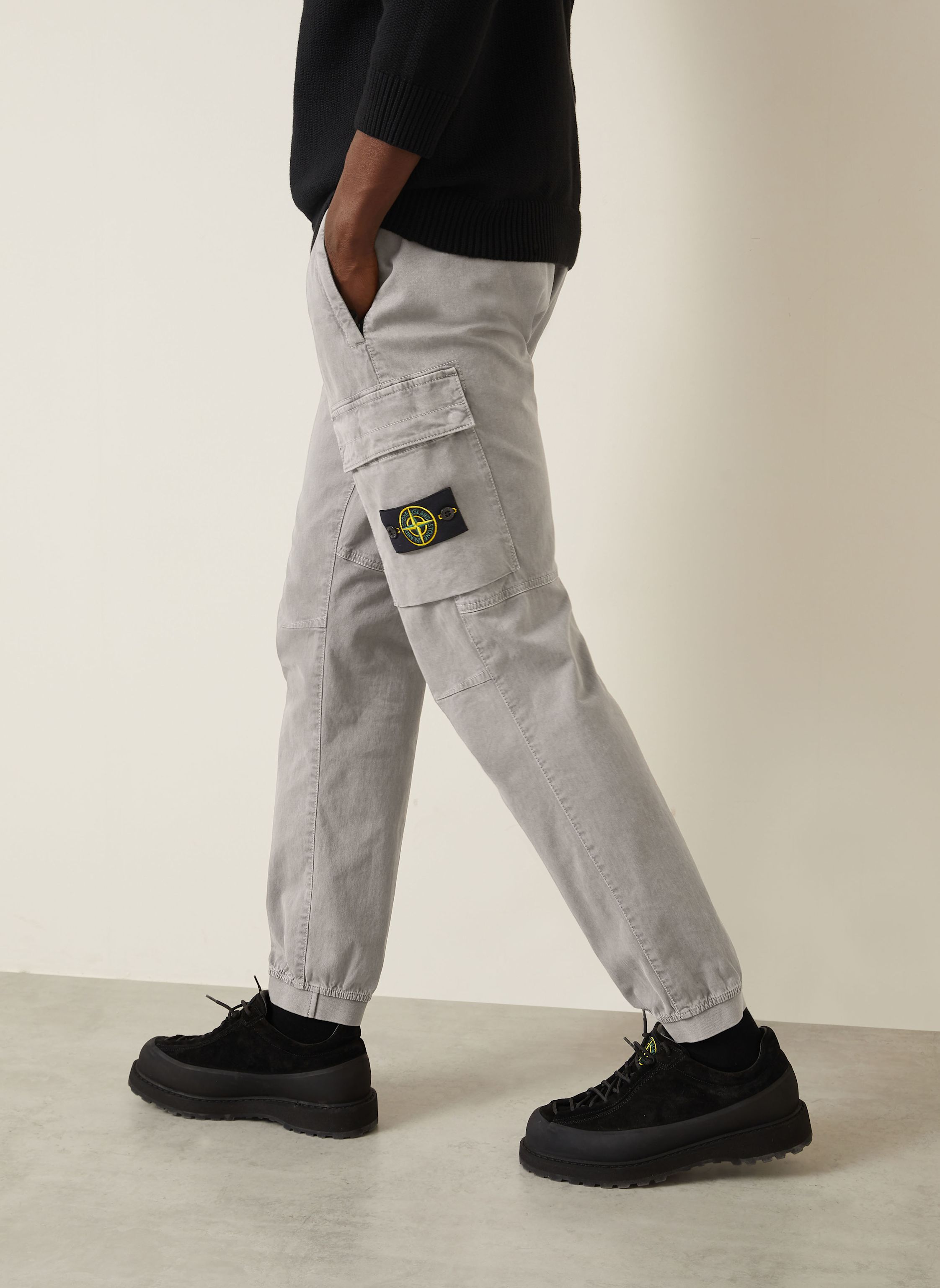 Thumbnail - Stone Island Cargohose grau