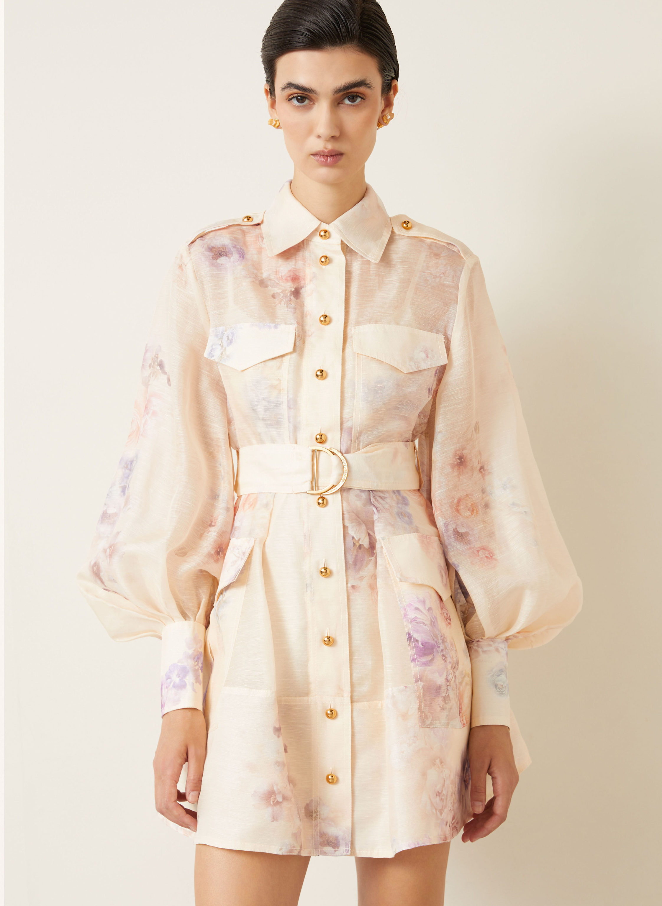 Thumbnail - Zimmermann Kleid Hypnotic weiss