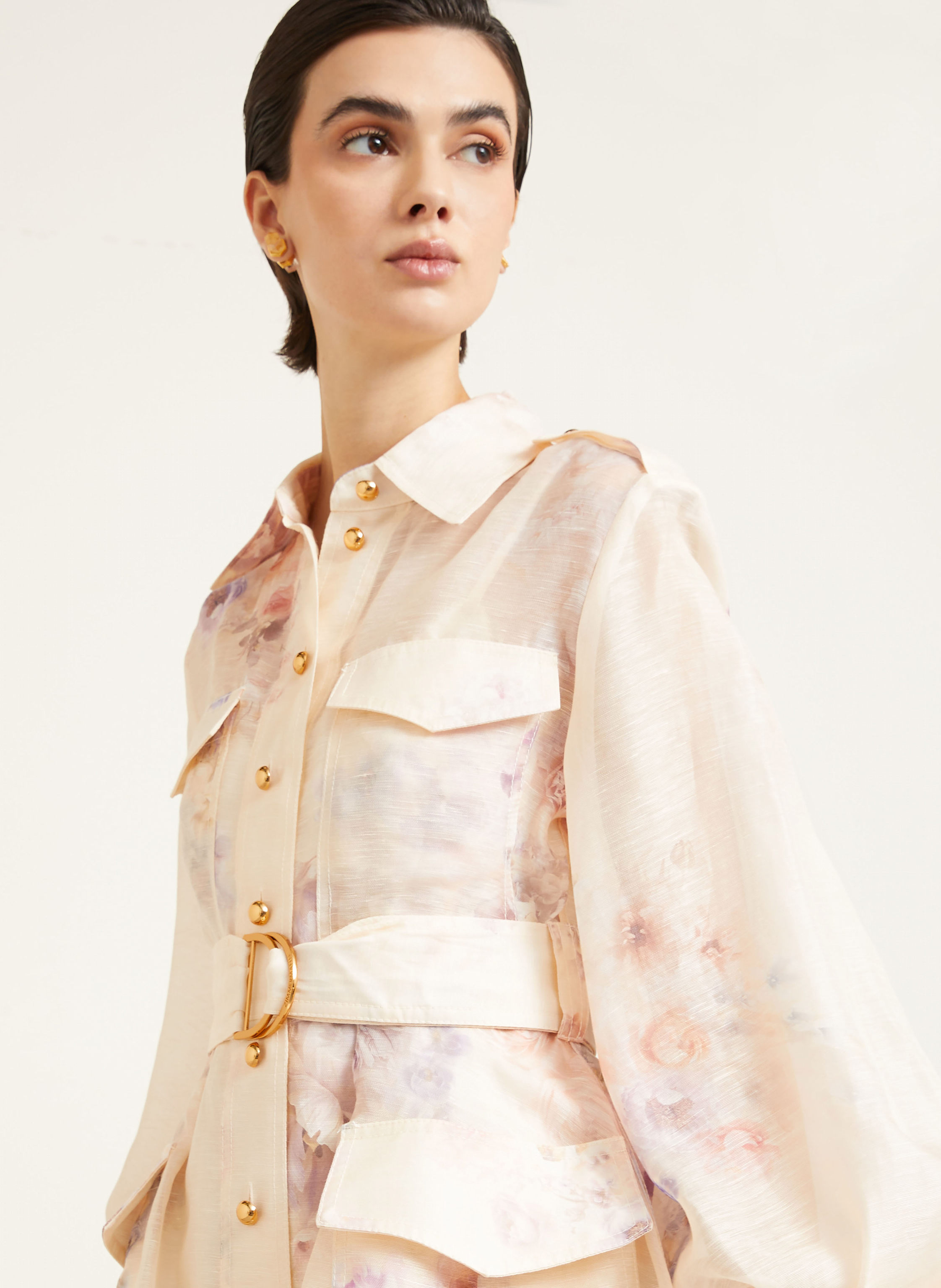 Thumbnail - Zimmermann Kleid Hypnotic weiss