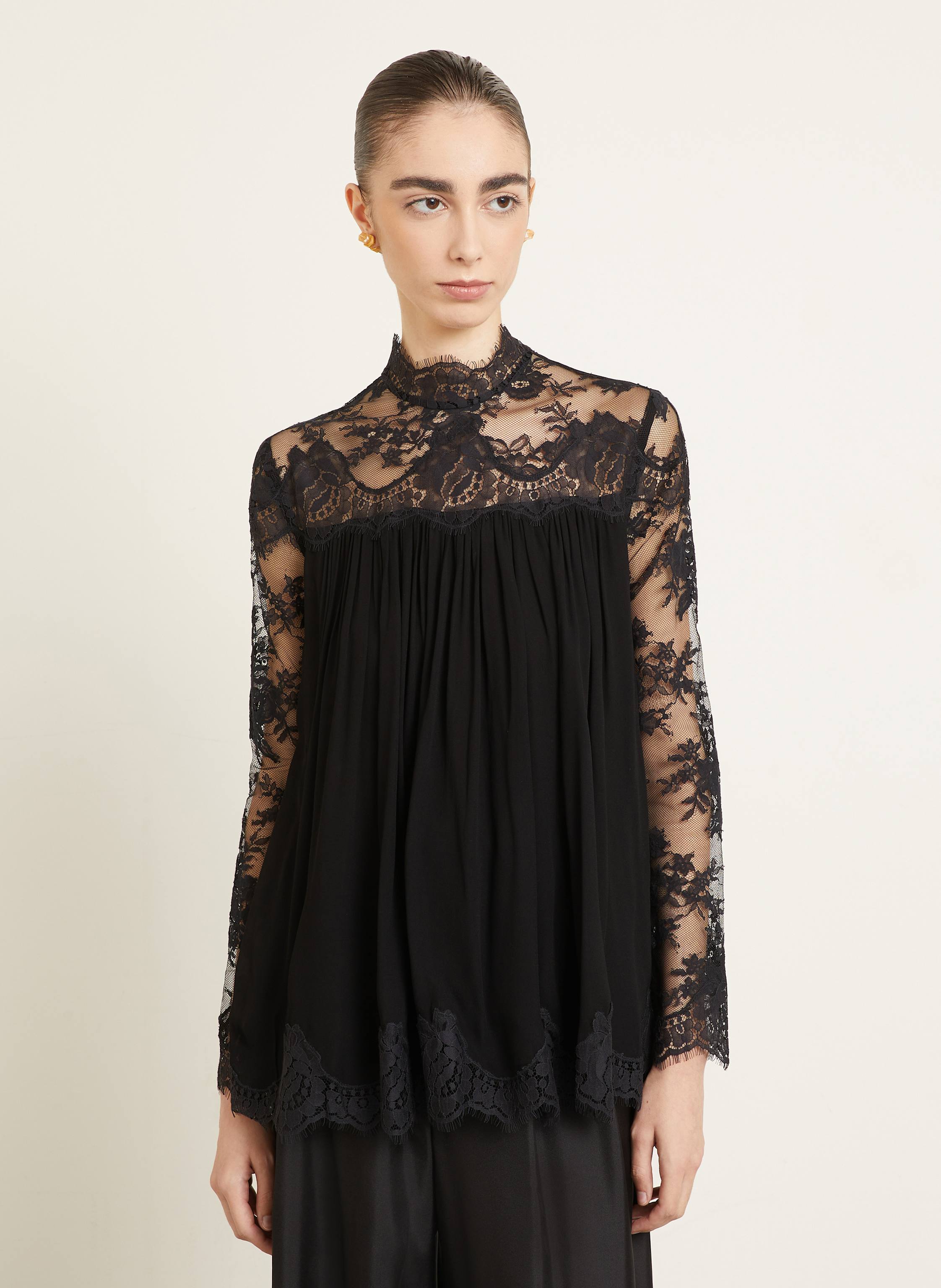 Thumbnail - Zimmermann Blusenshirt Hypnotic schwarz