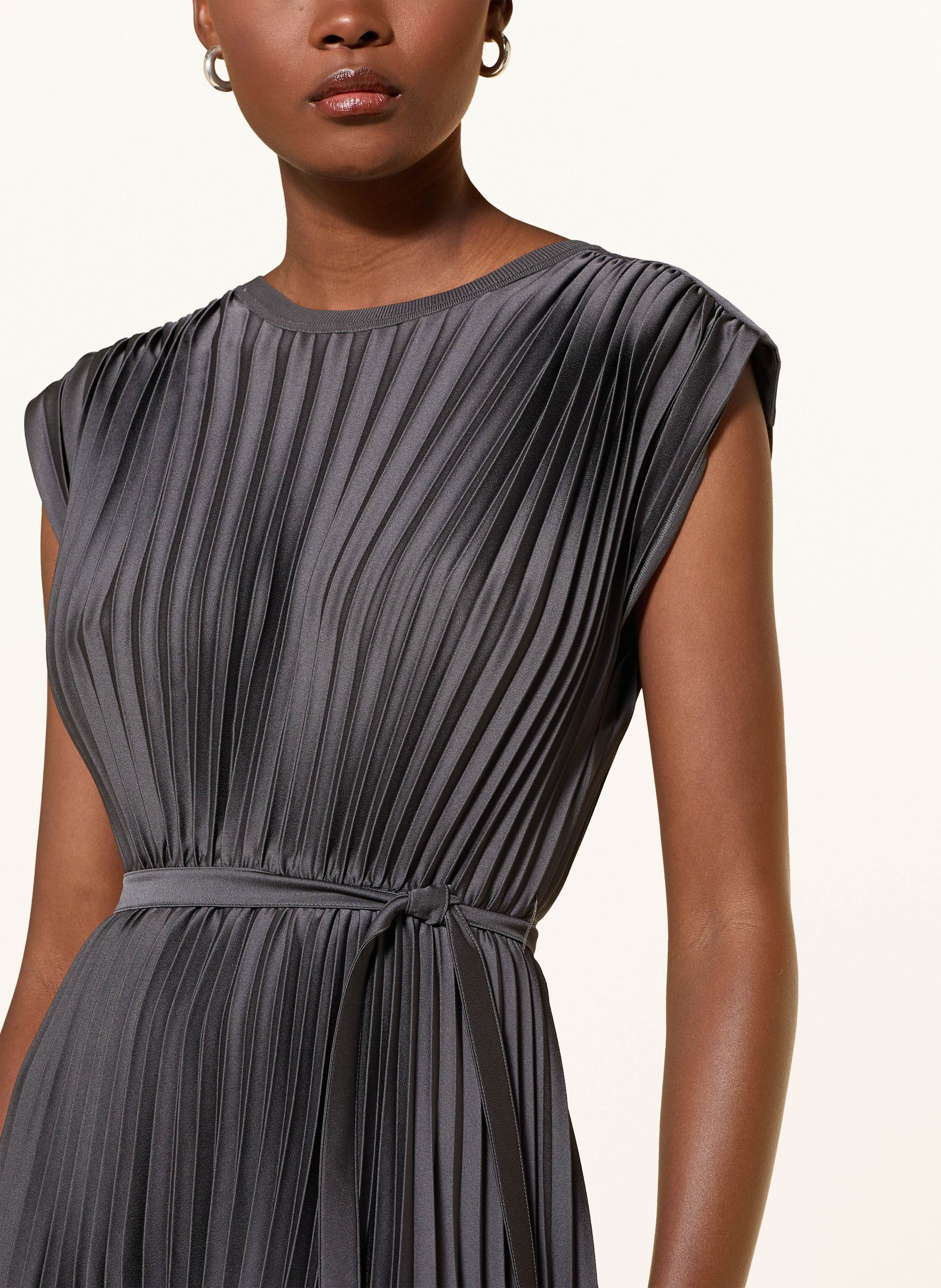 Thumbnail - Joseph Satinkleid Mit Plissees grau