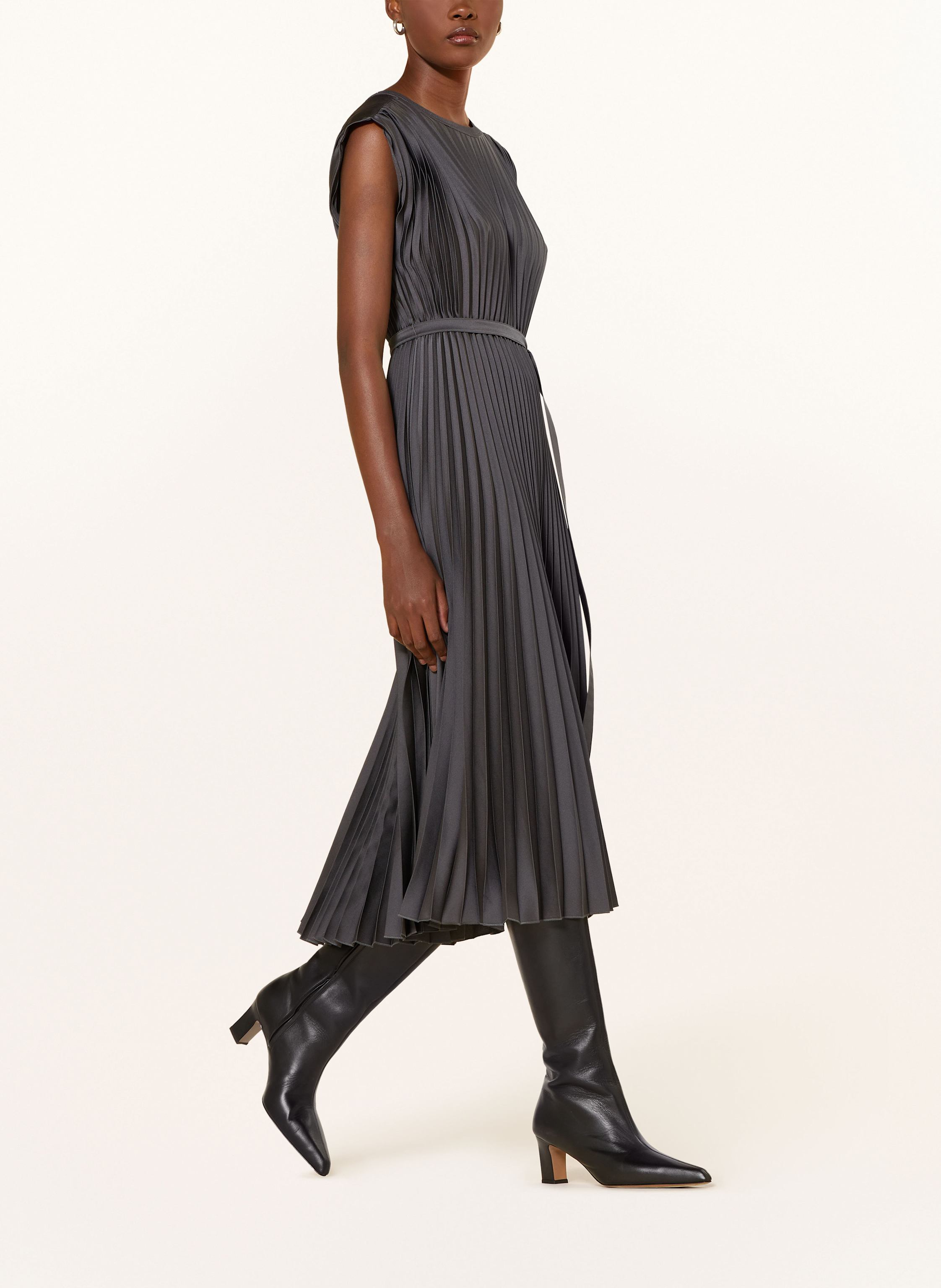 Thumbnail - Joseph Satinkleid Mit Plissees grau