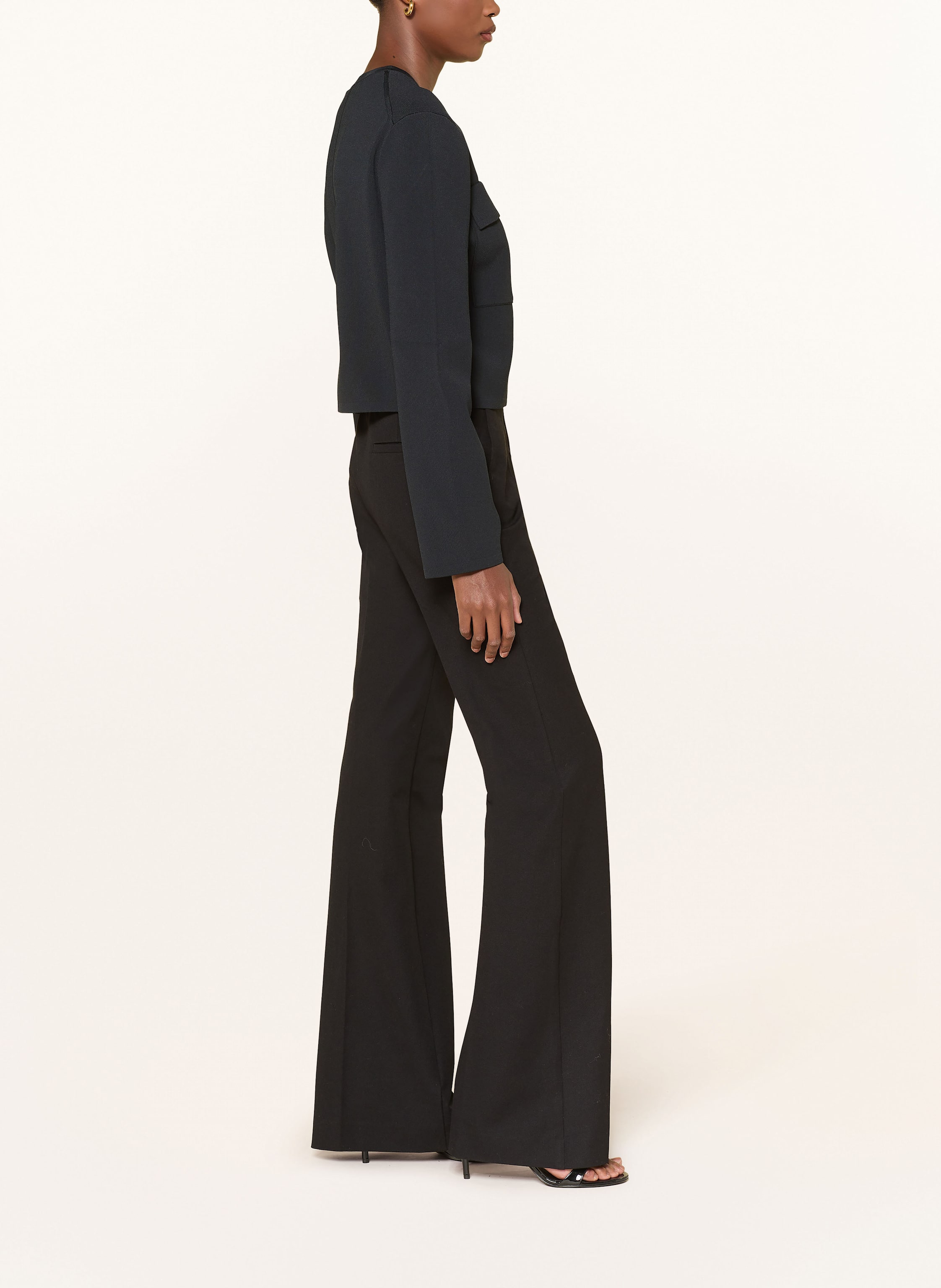 Thumbnail - Joseph Bootcut-Hose Tafira schwarz