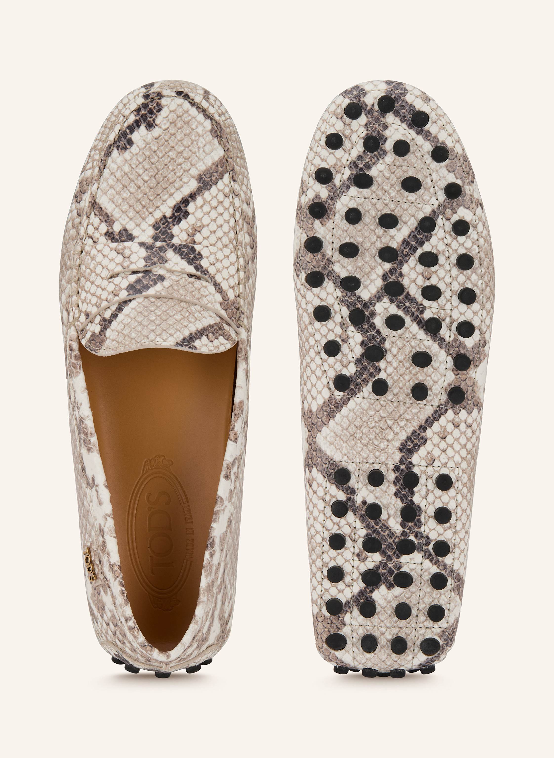 Thumbnail - Tod's Mokassins Gommino beige