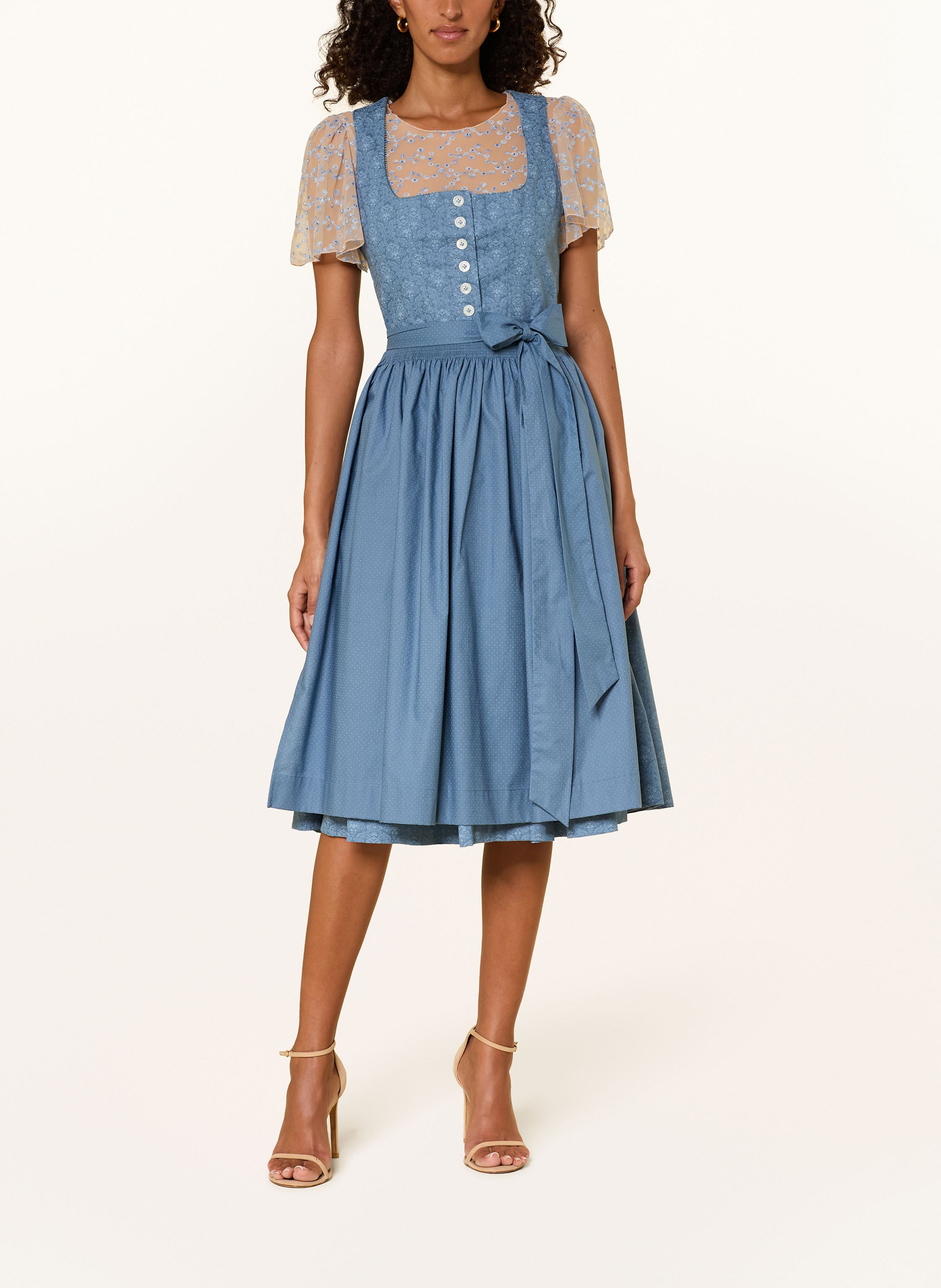 Thumbnail - Johann & Johanna Dirndlbluse blau