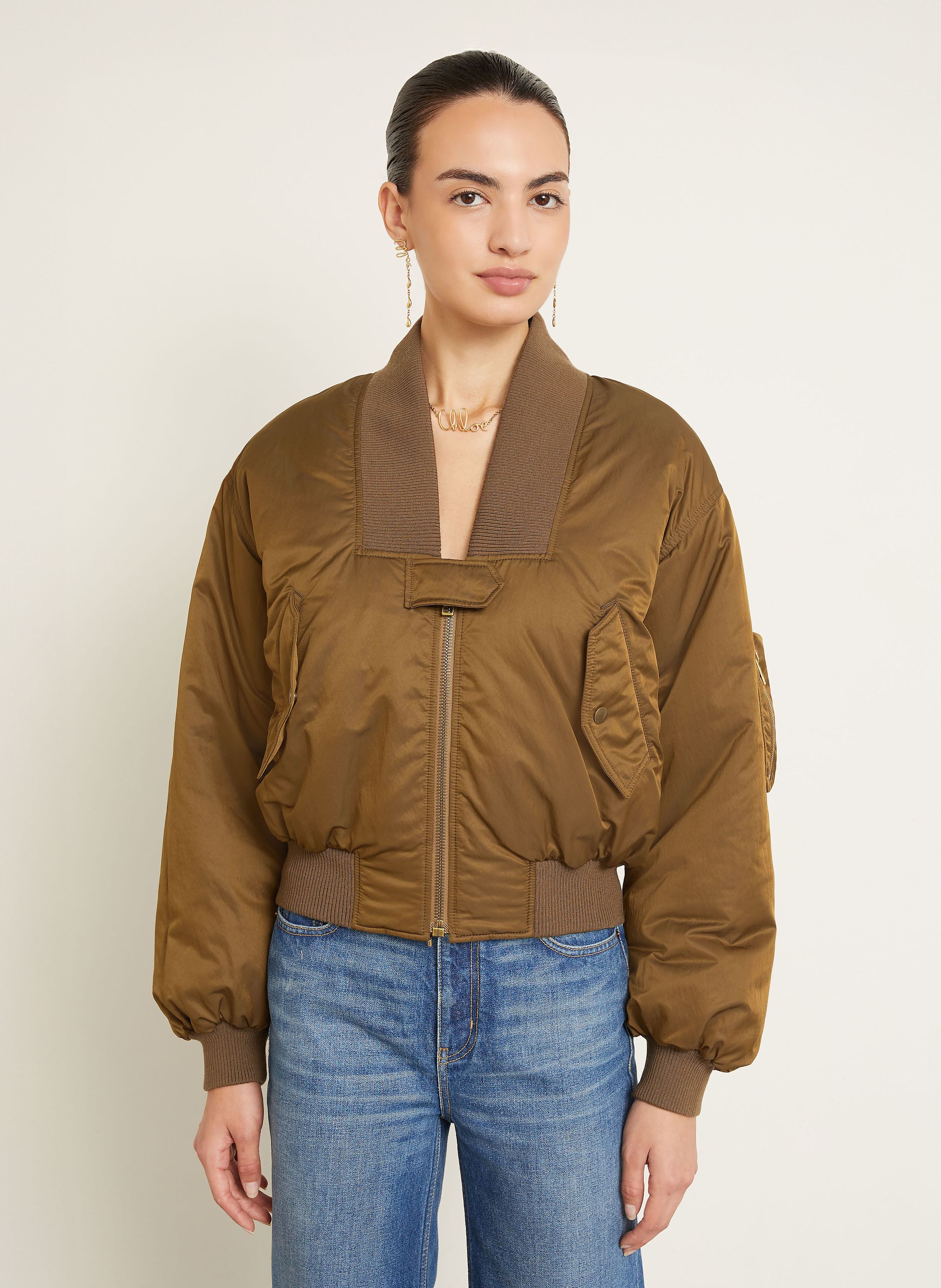 Thumbnail - Chloé Blouson braun