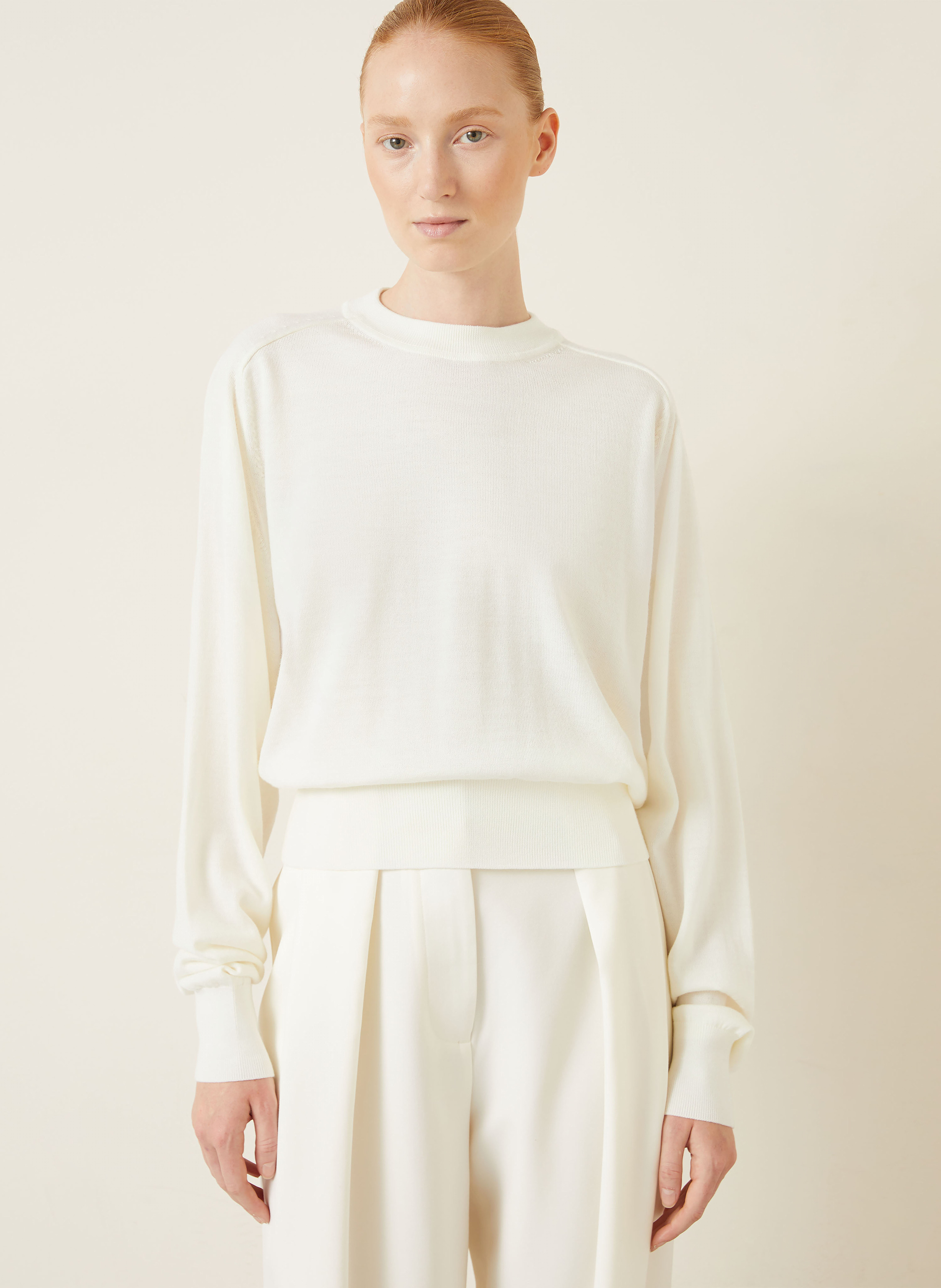 Thumbnail - Jacquemus Pullover Le Sweater Brode weiss