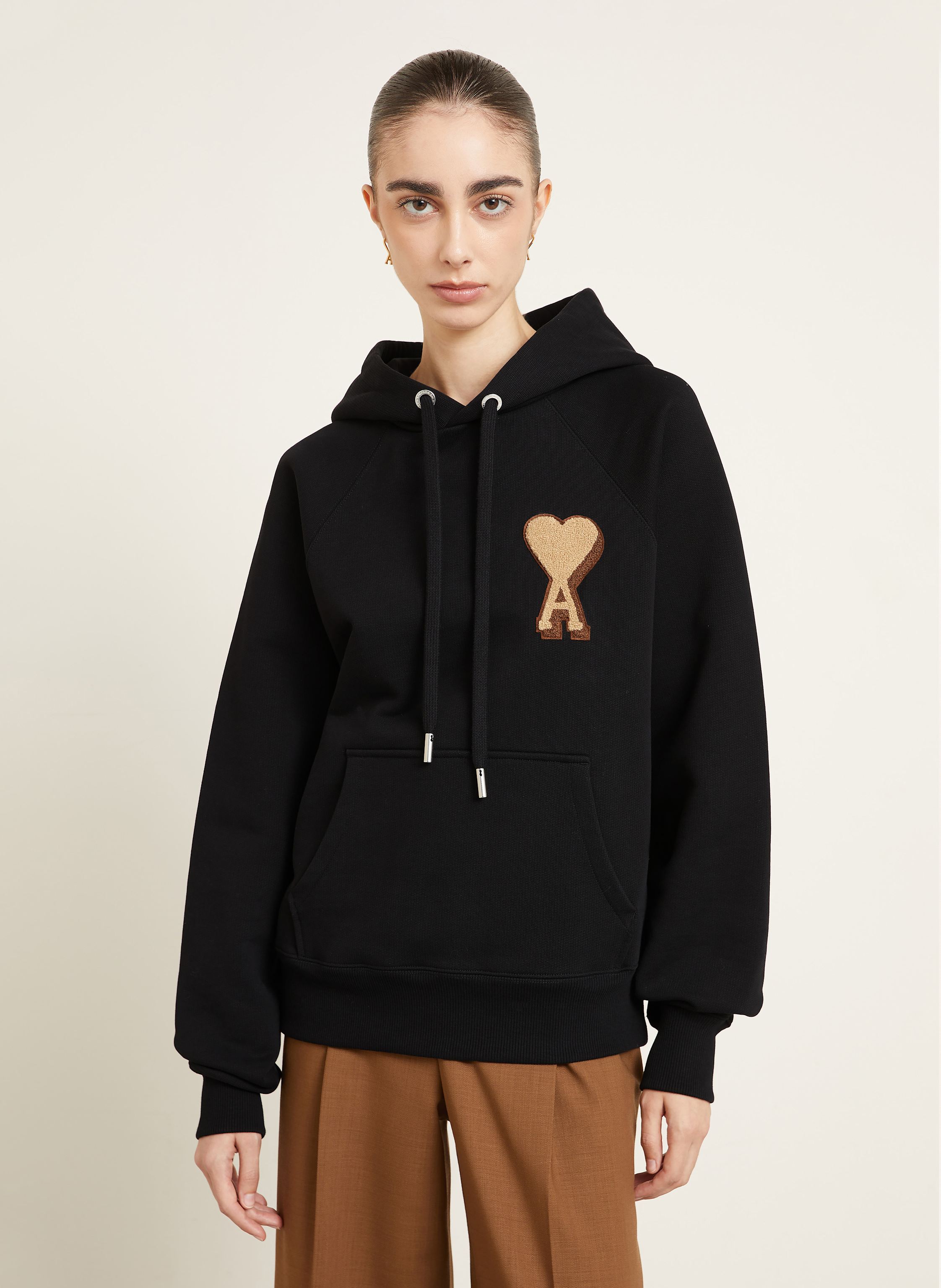 Thumbnail - Ami Paris Hoodie schwarz