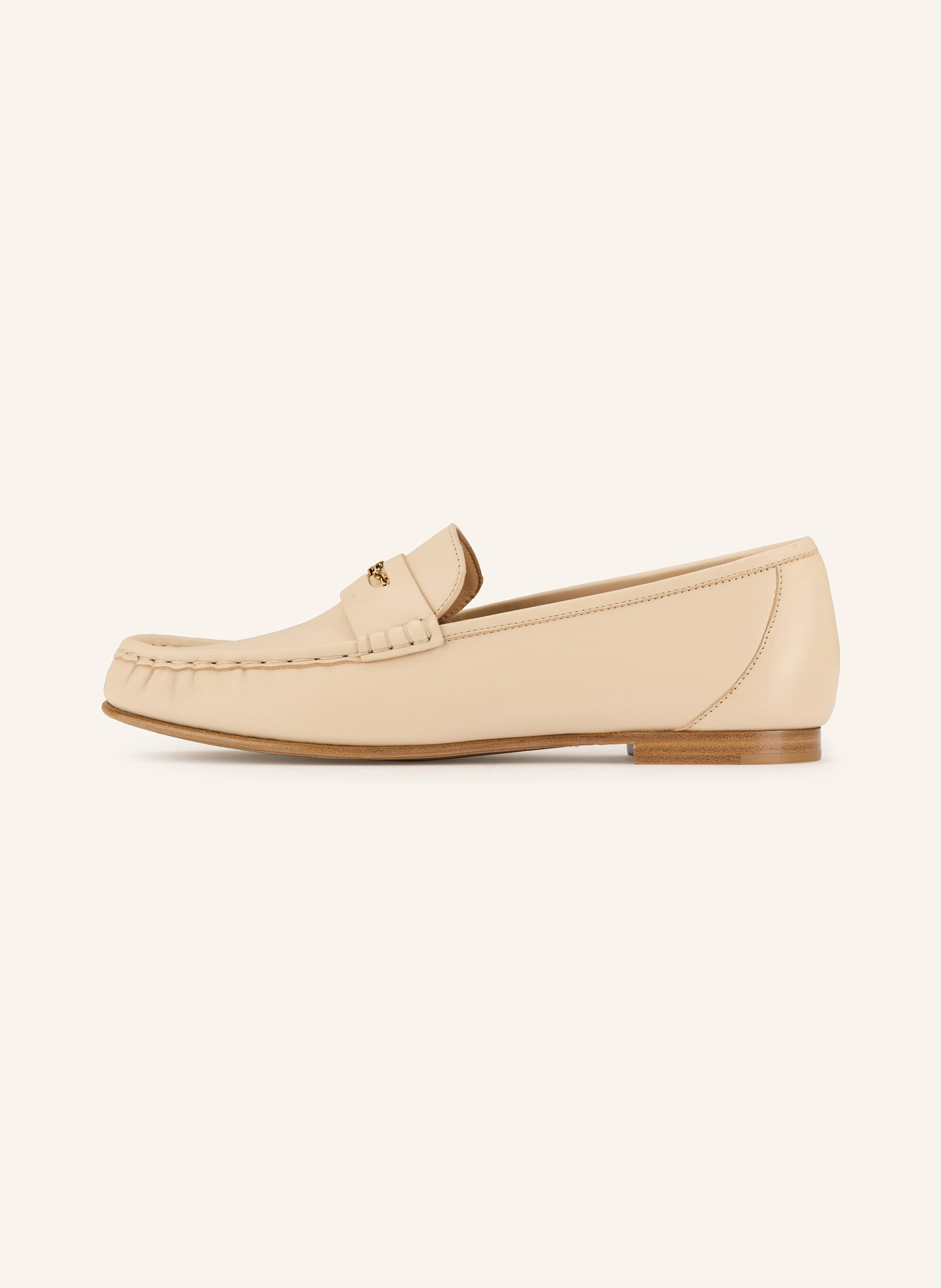 Thumbnail - Chloé Penny-Loafer beige