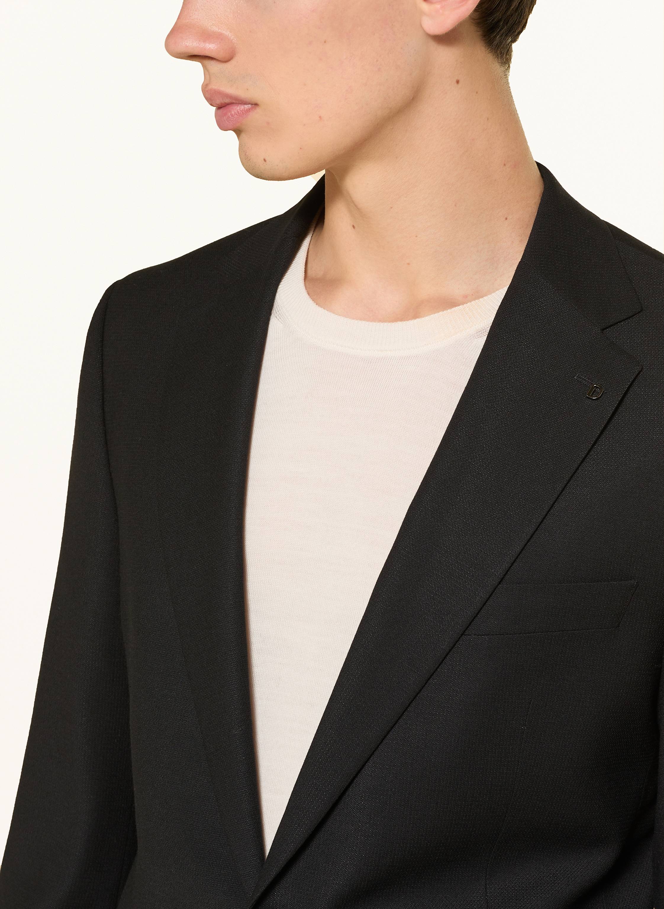 Thumbnail - Digel Anzug Daren Regular Fit schwarz