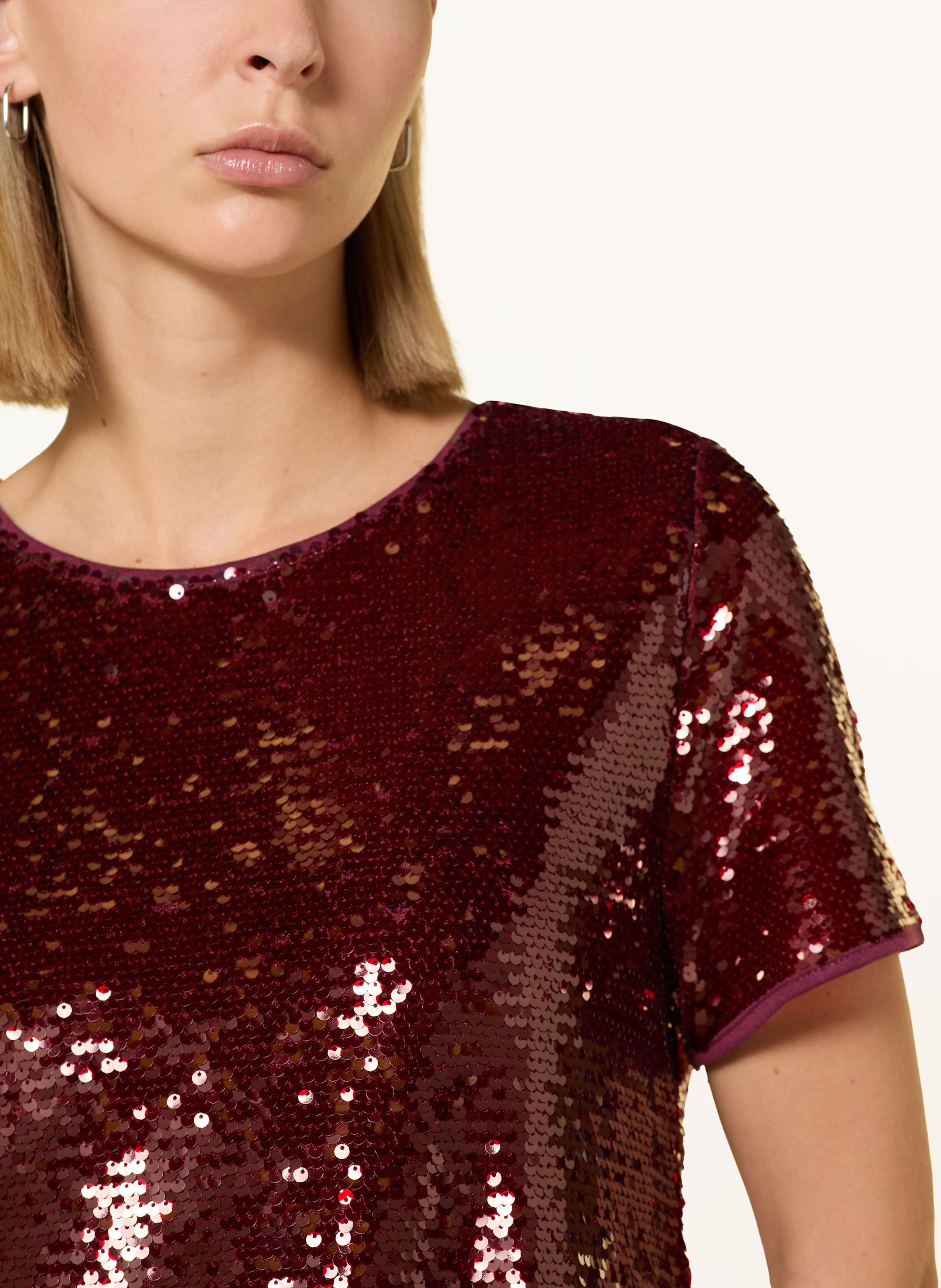 Thumbnail - Darling Harbour Kleid Mit Pailletten rot