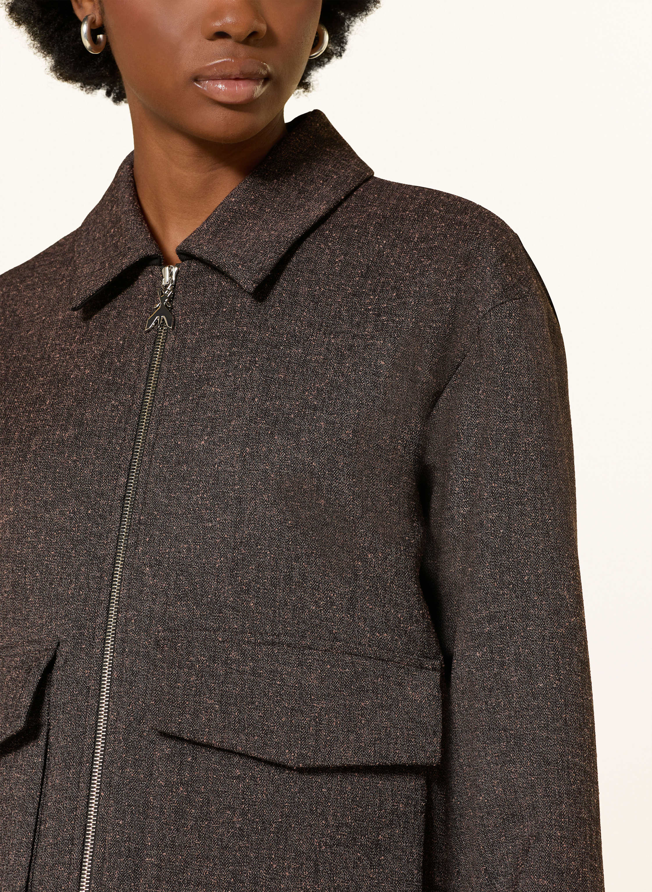 Thumbnail - Patrizia Pepe Jacke beige