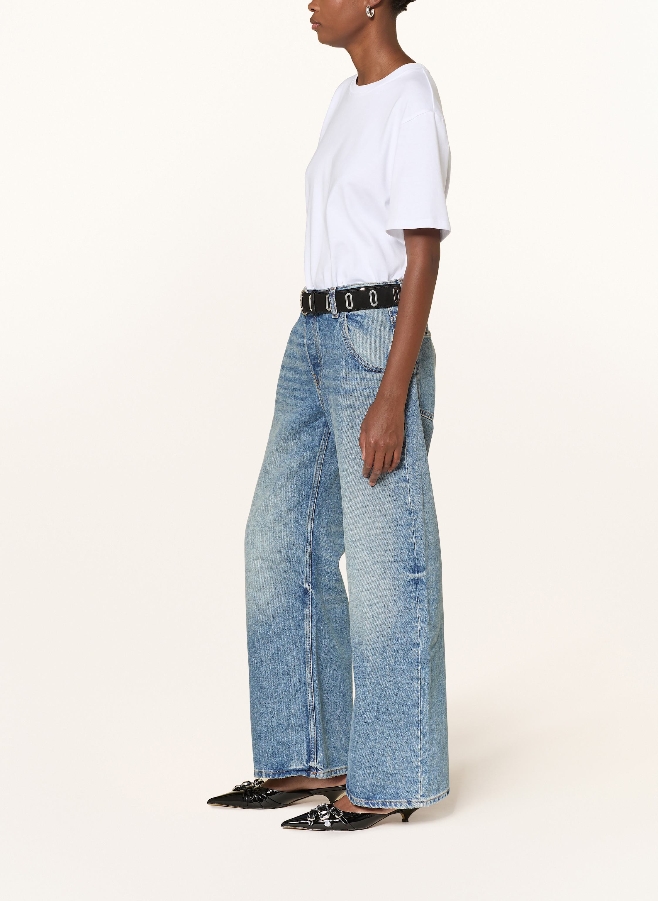 Thumbnail - Eb Denim Barrel Jeans Enzo Cropped blau
