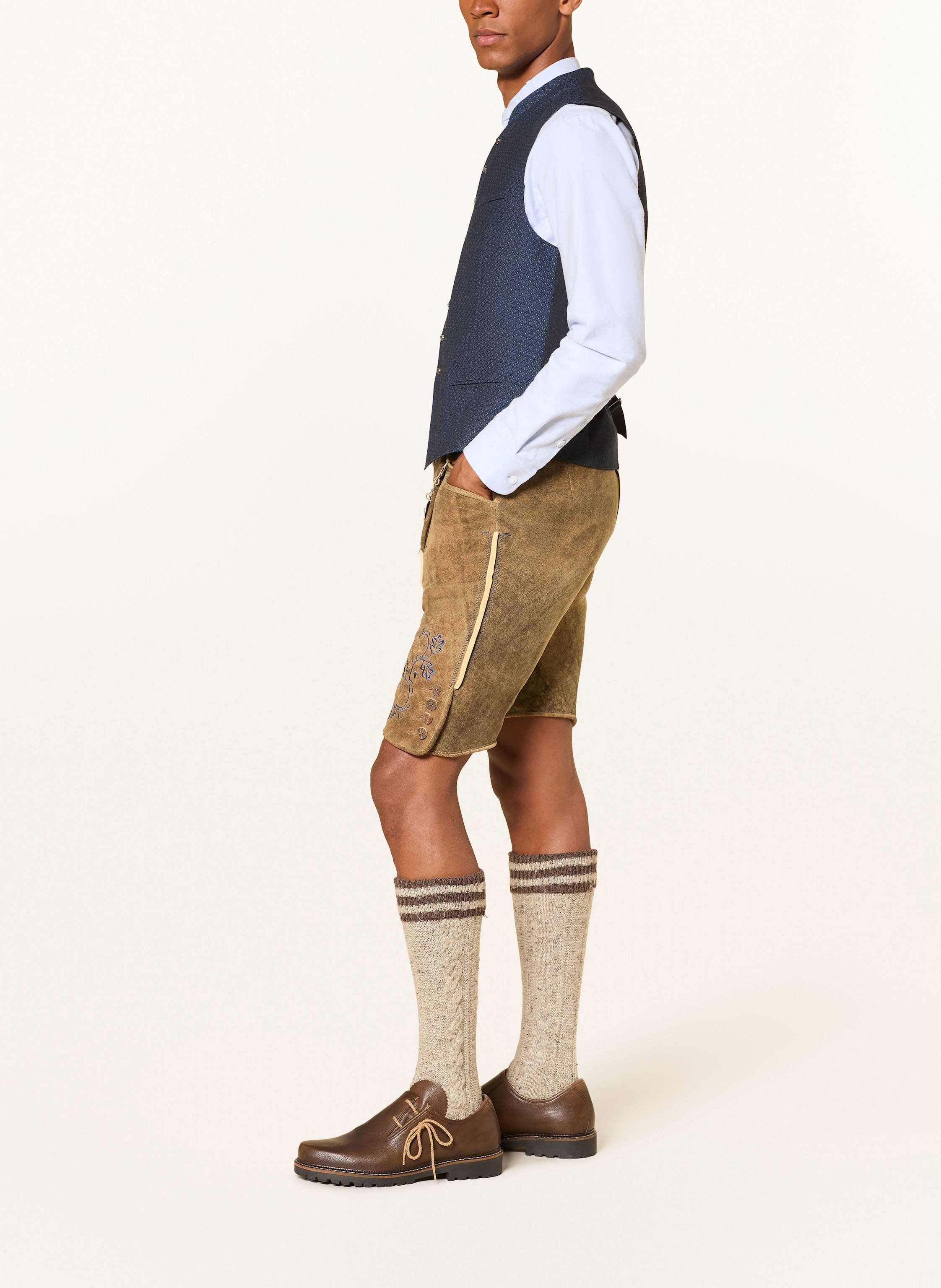 Thumbnail - Beckert Trachten-Lederhose Eggern braun