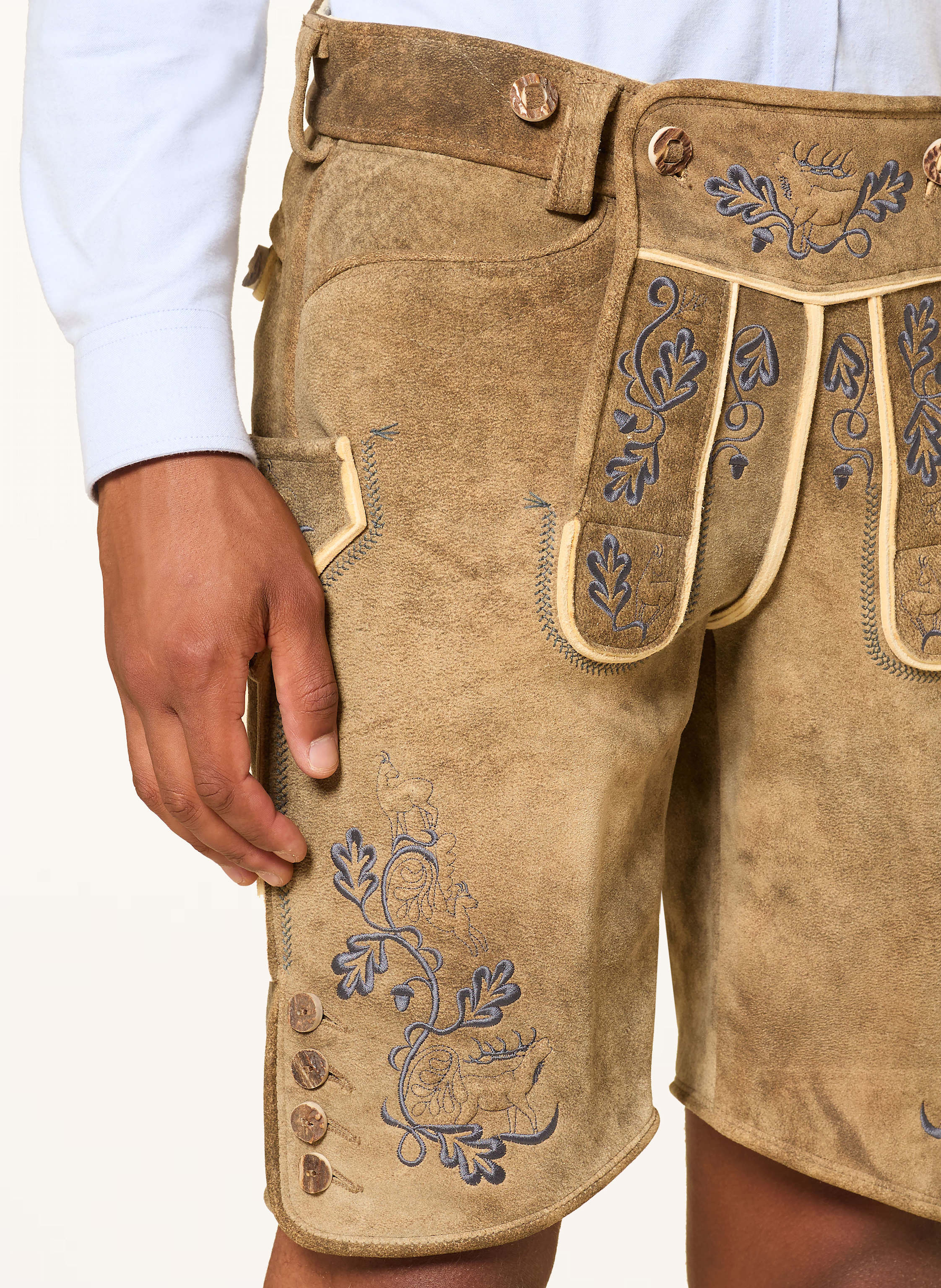 Thumbnail - Beckert Trachten-Lederhose Eggern braun