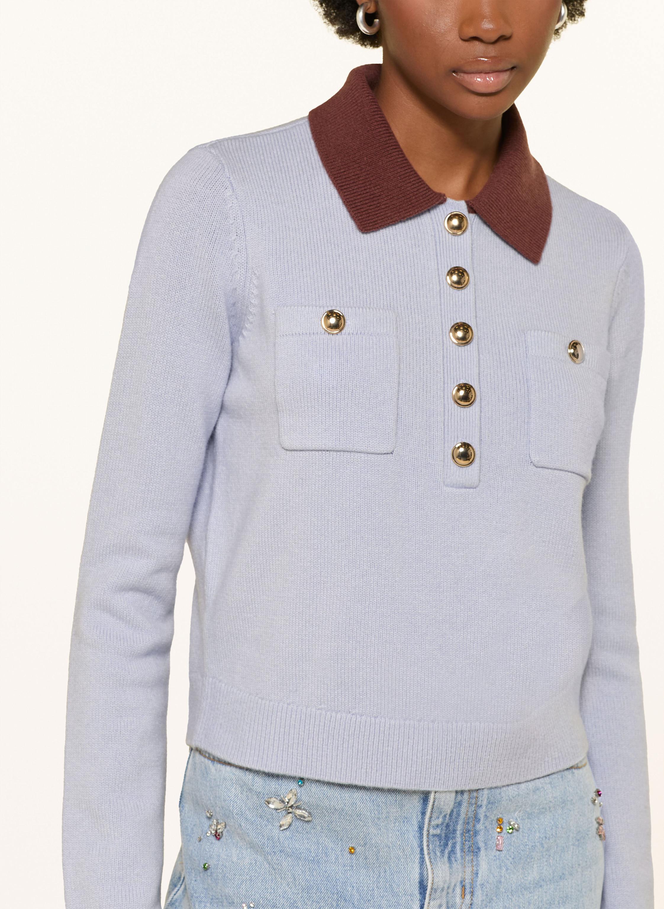 Thumbnail - Self-Portrait Pullover blau