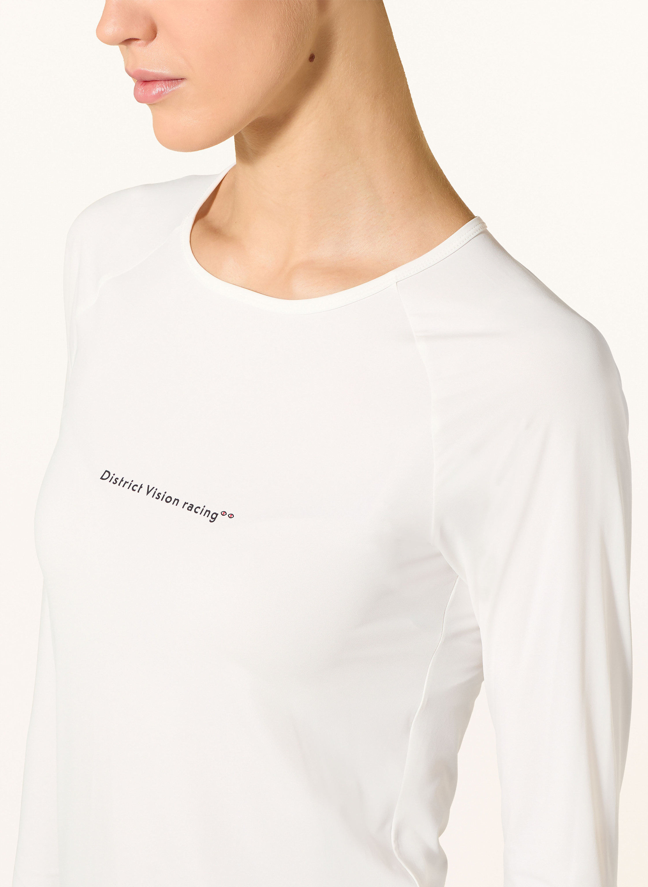 Thumbnail - District Vision Longsleeve Aloe weiss