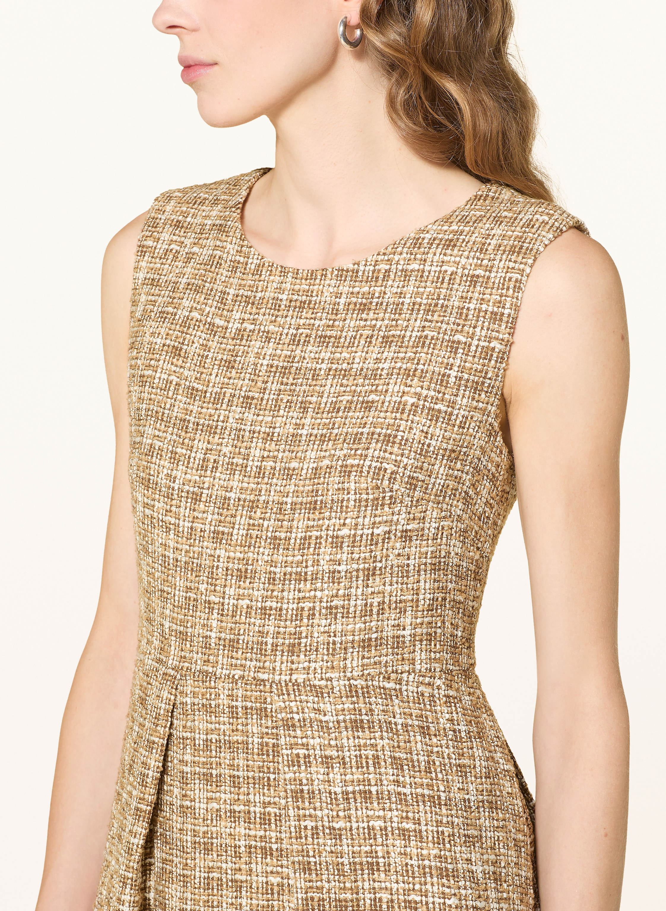 Thumbnail - More Tweed-Kleid beige