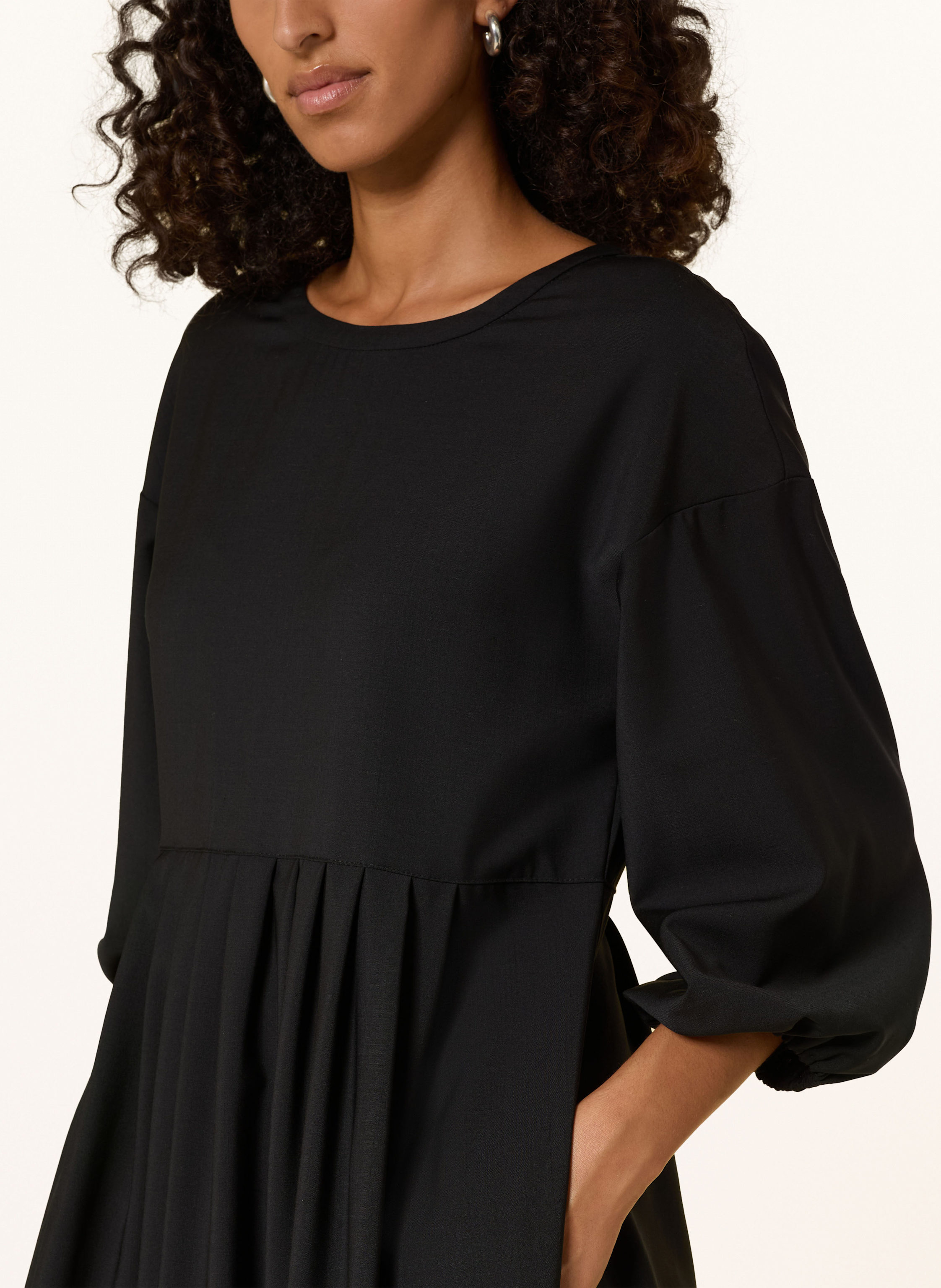 Thumbnail - More Kleid Mit 3/4-Arm schwarz