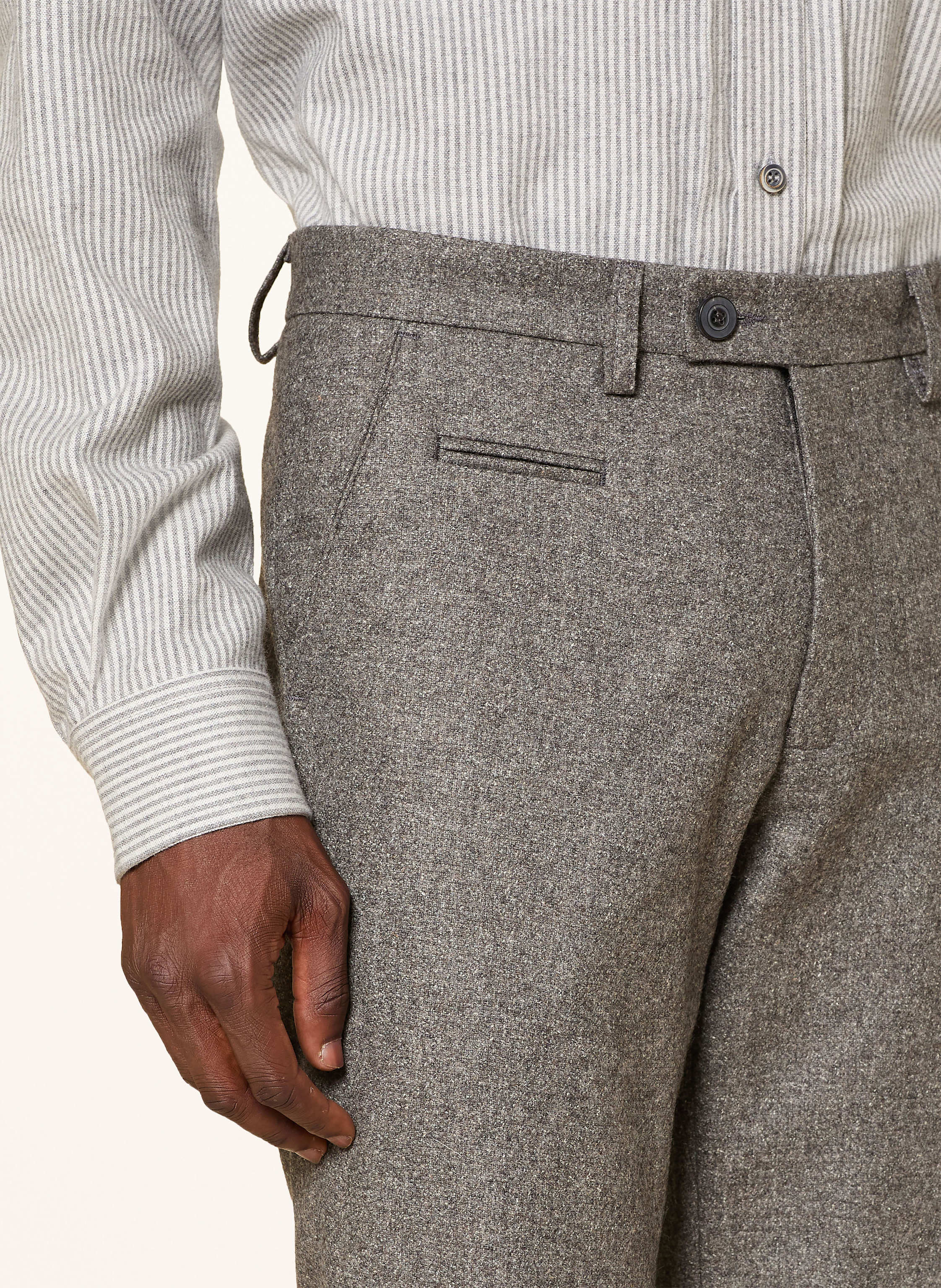 Thumbnail - Grasegger Trachtenhose Sterzing Extra Slim Fit grau