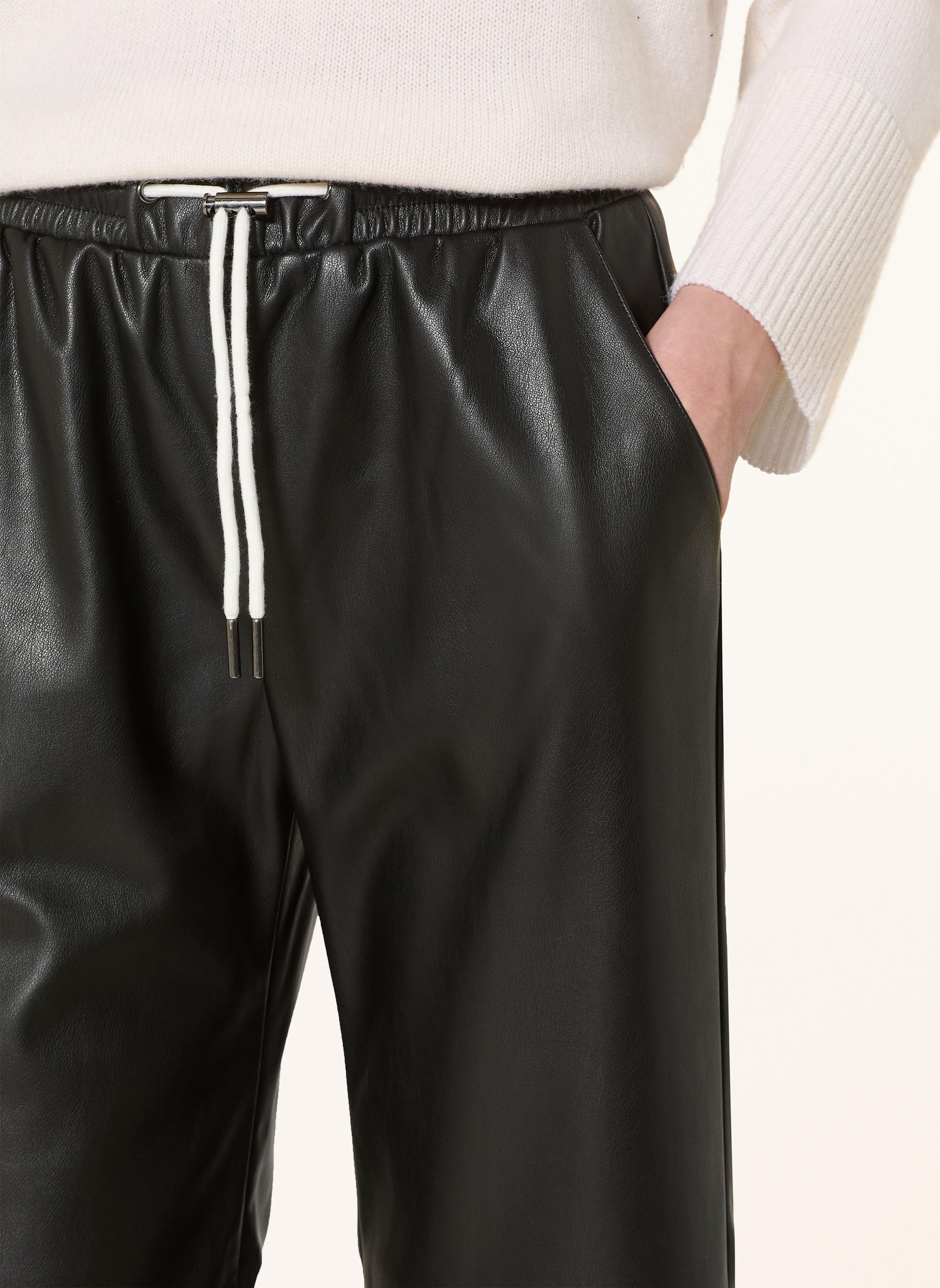 Thumbnail - Monari Hose In Lederoptik schwarz