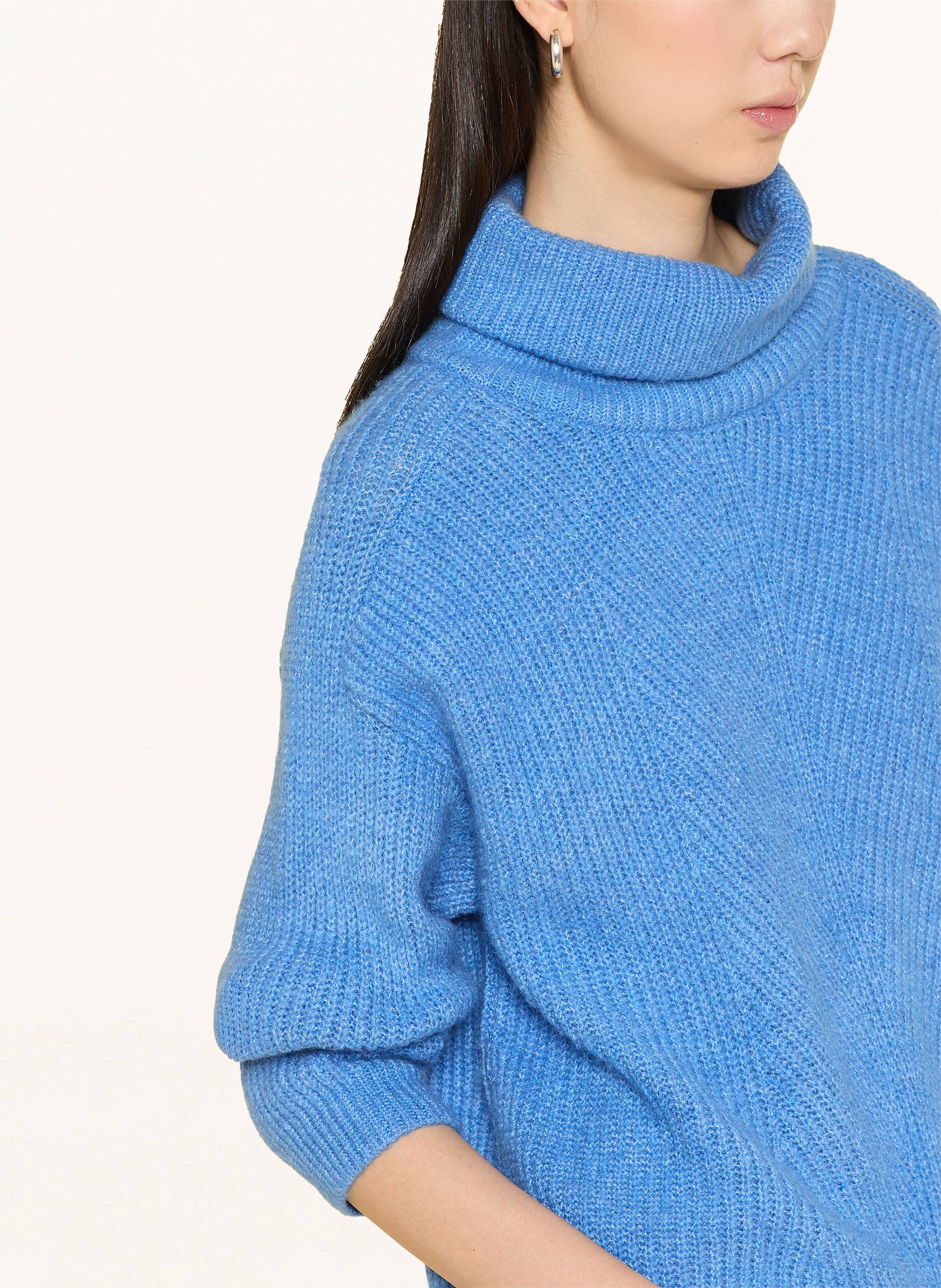 Thumbnail - More & More Rollkragenpullover blau