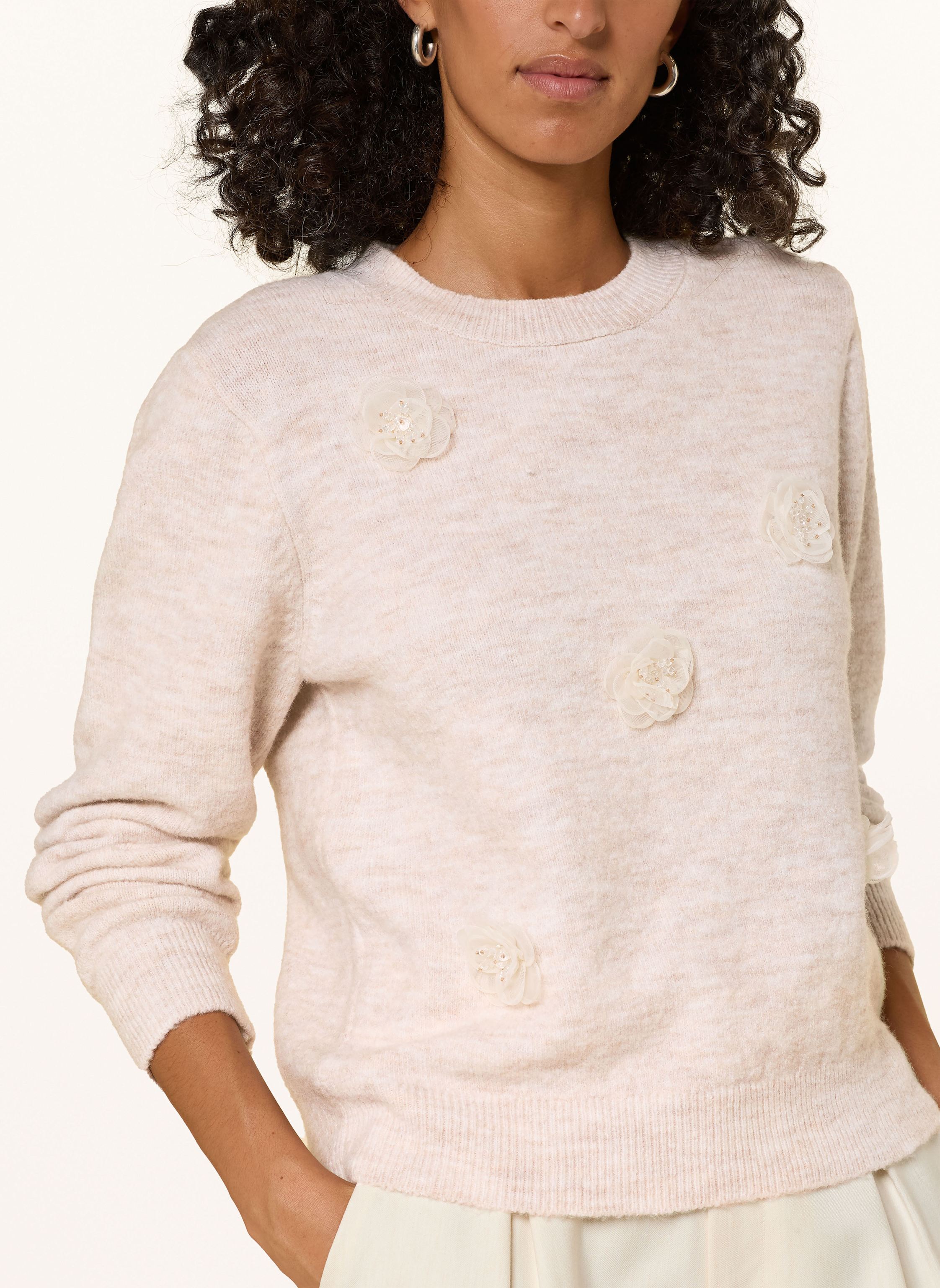 Thumbnail - More & More Pullover Mit Schmucksteinen weiss