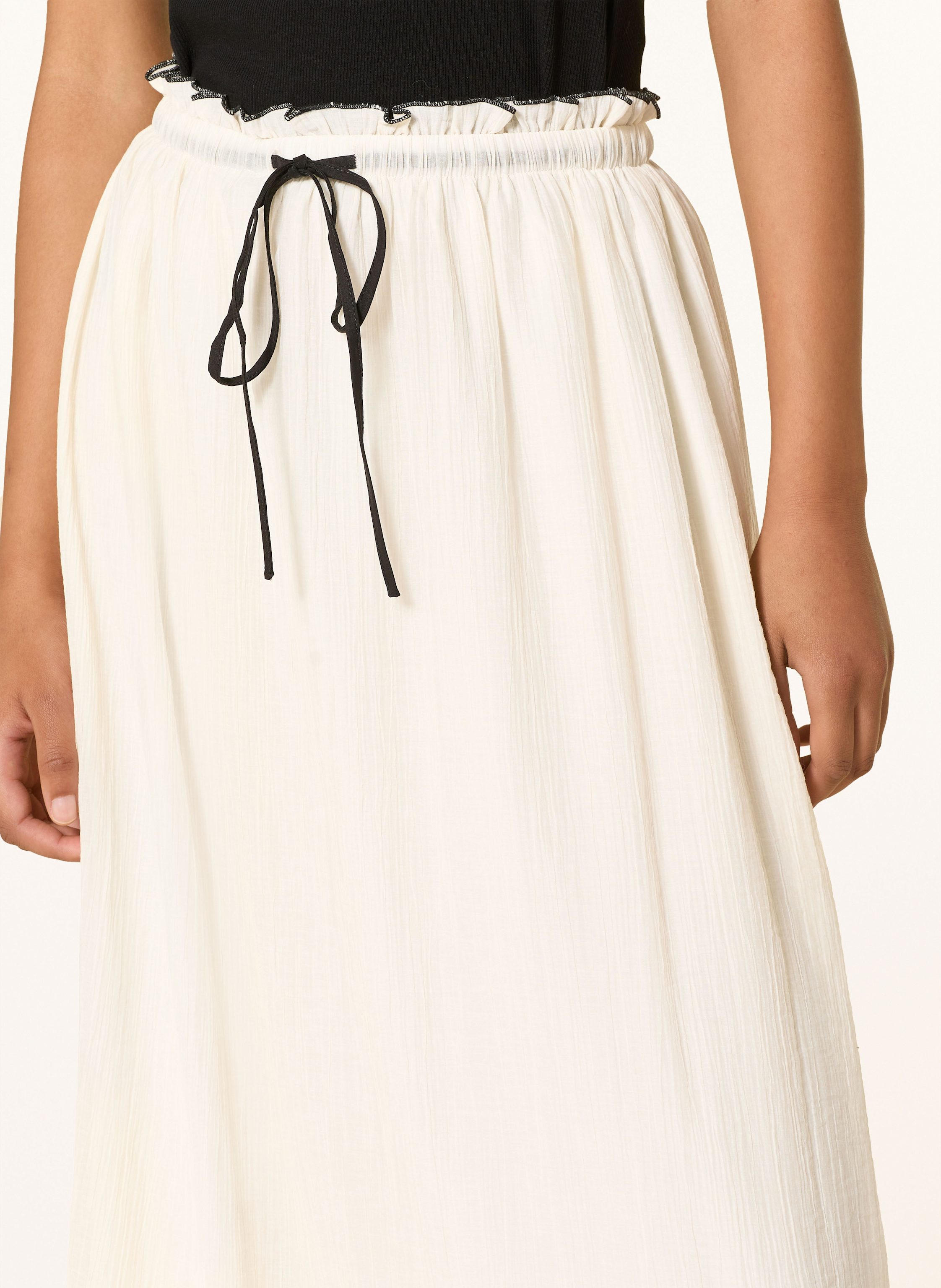 Thumbnail - Neo Noir Rock Ariella Mit Plissees Und Rüschen weiss