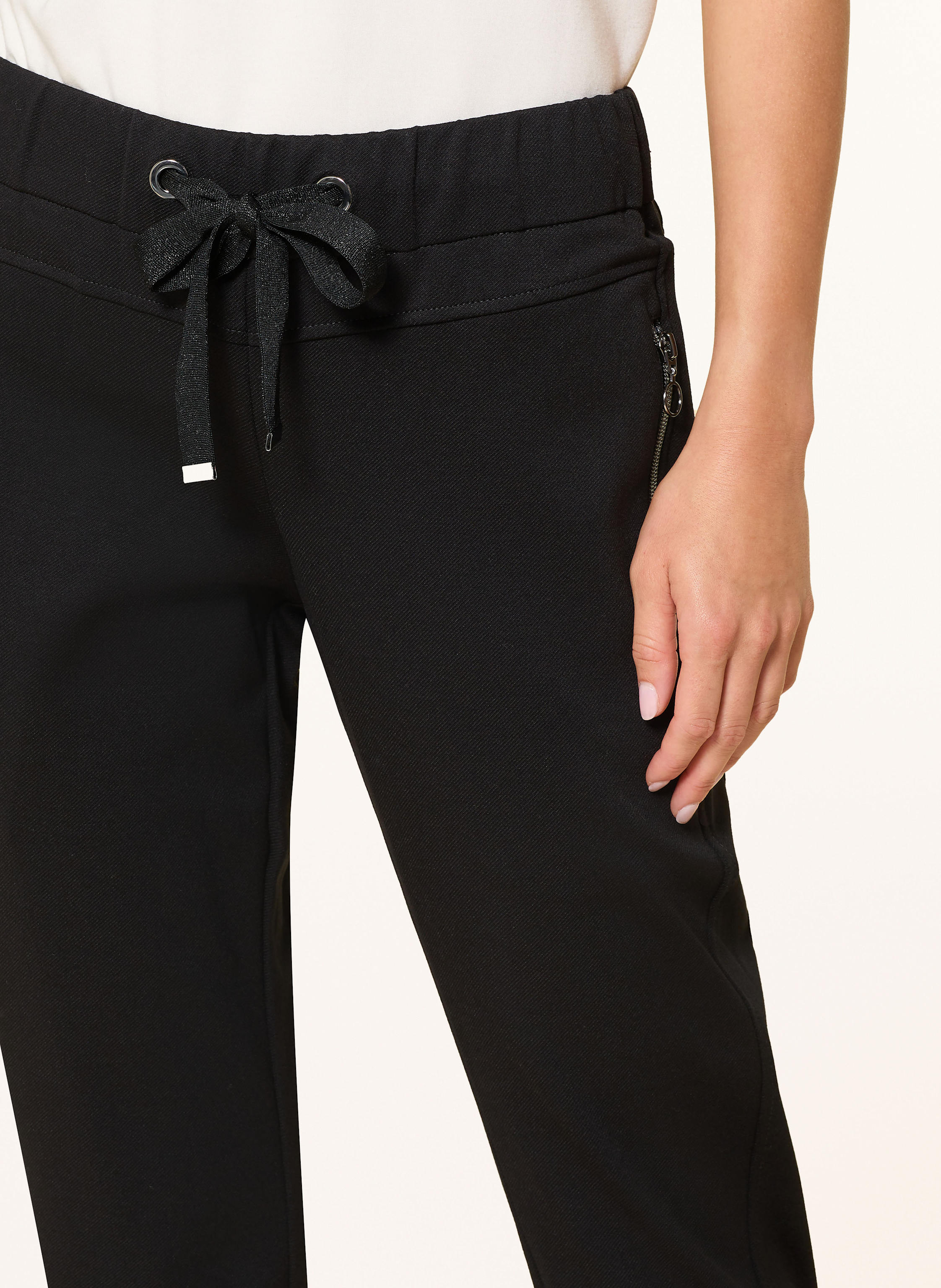 Thumbnail - Cartoon Hose Im Jogging-Stil schwarz