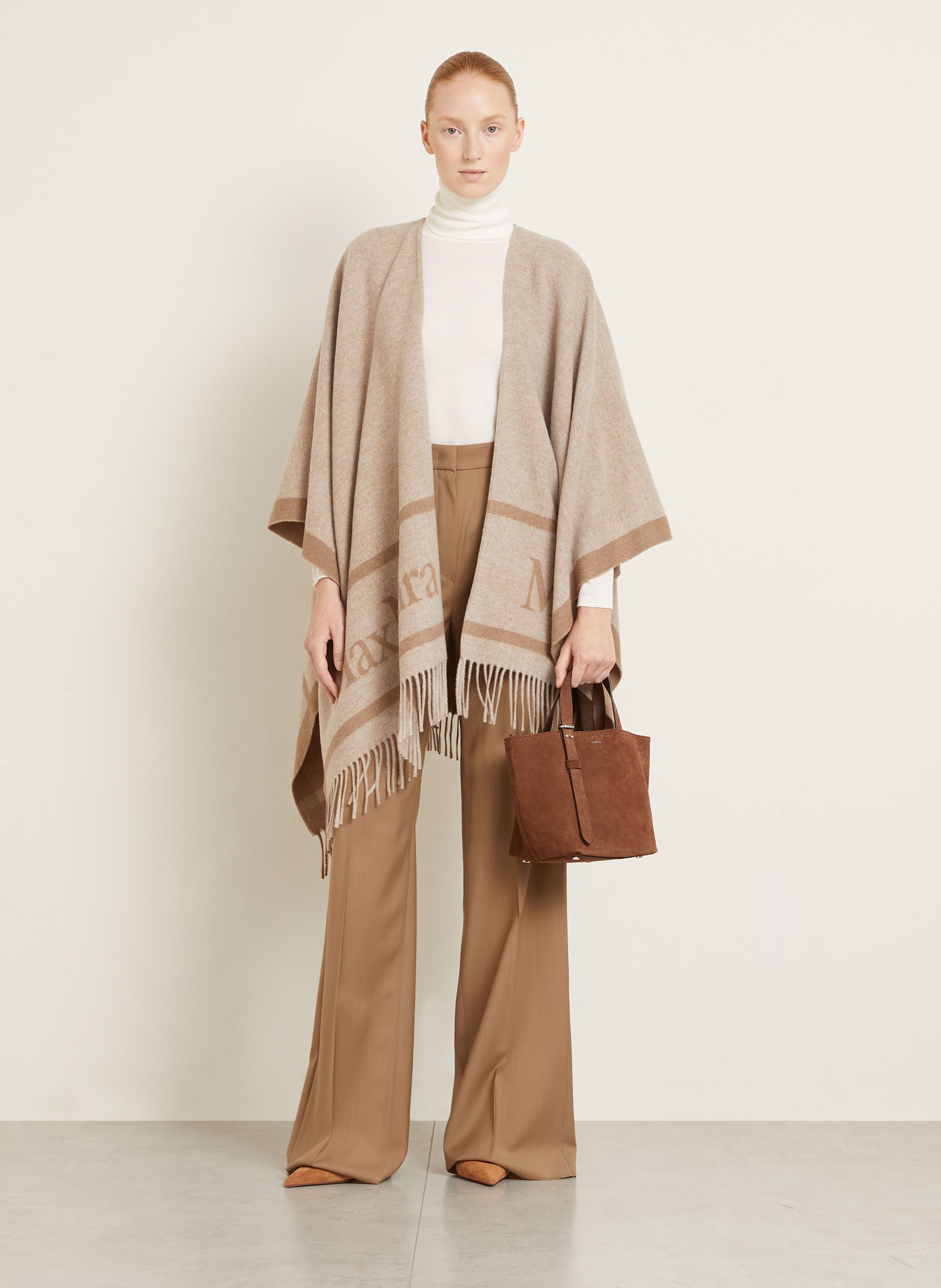 Thumbnail - Max Mara Shopper Crosta Small braun
