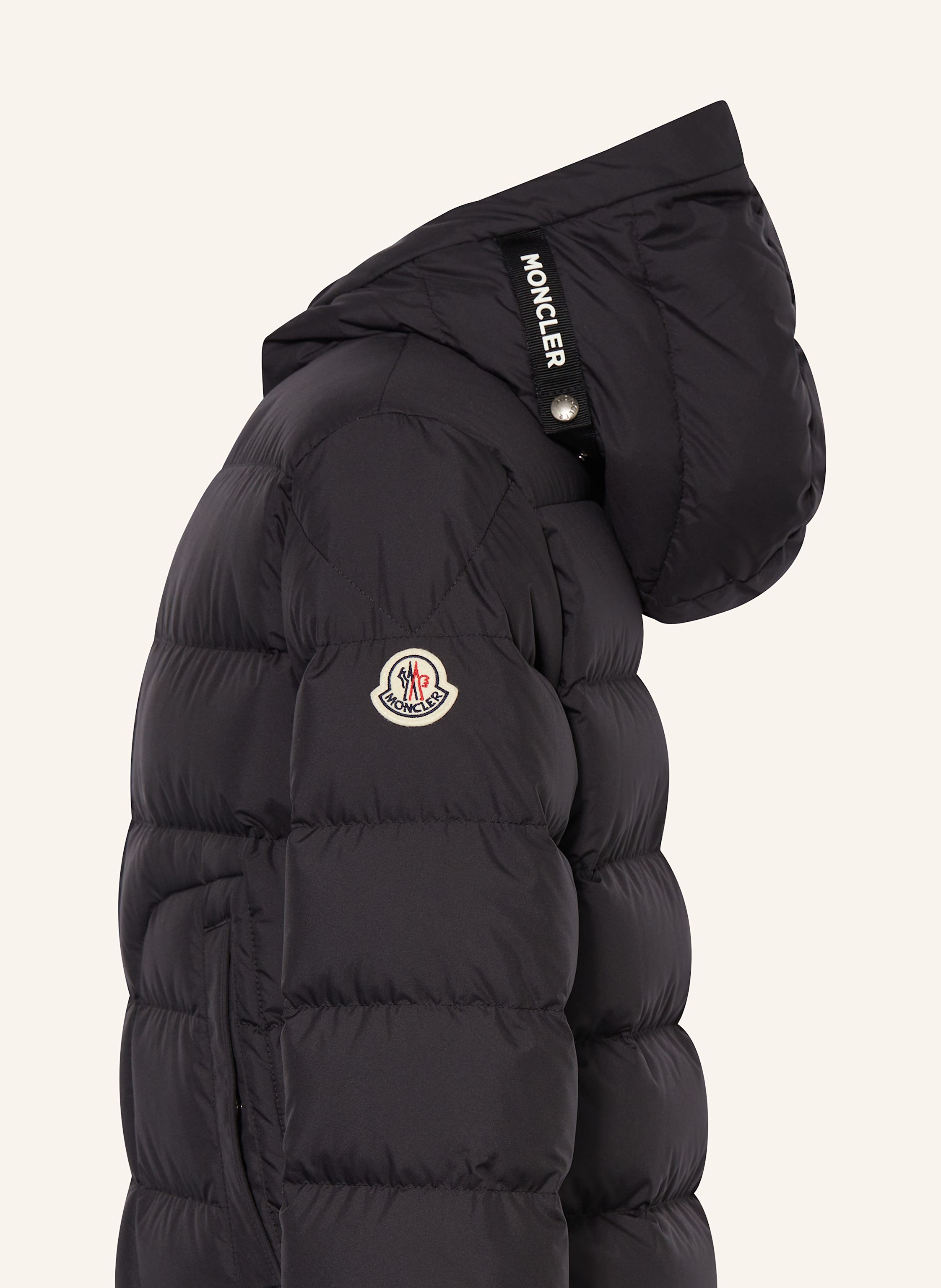 Thumbnail - Moncler Enfant Daunenjacke Grecois schwarz