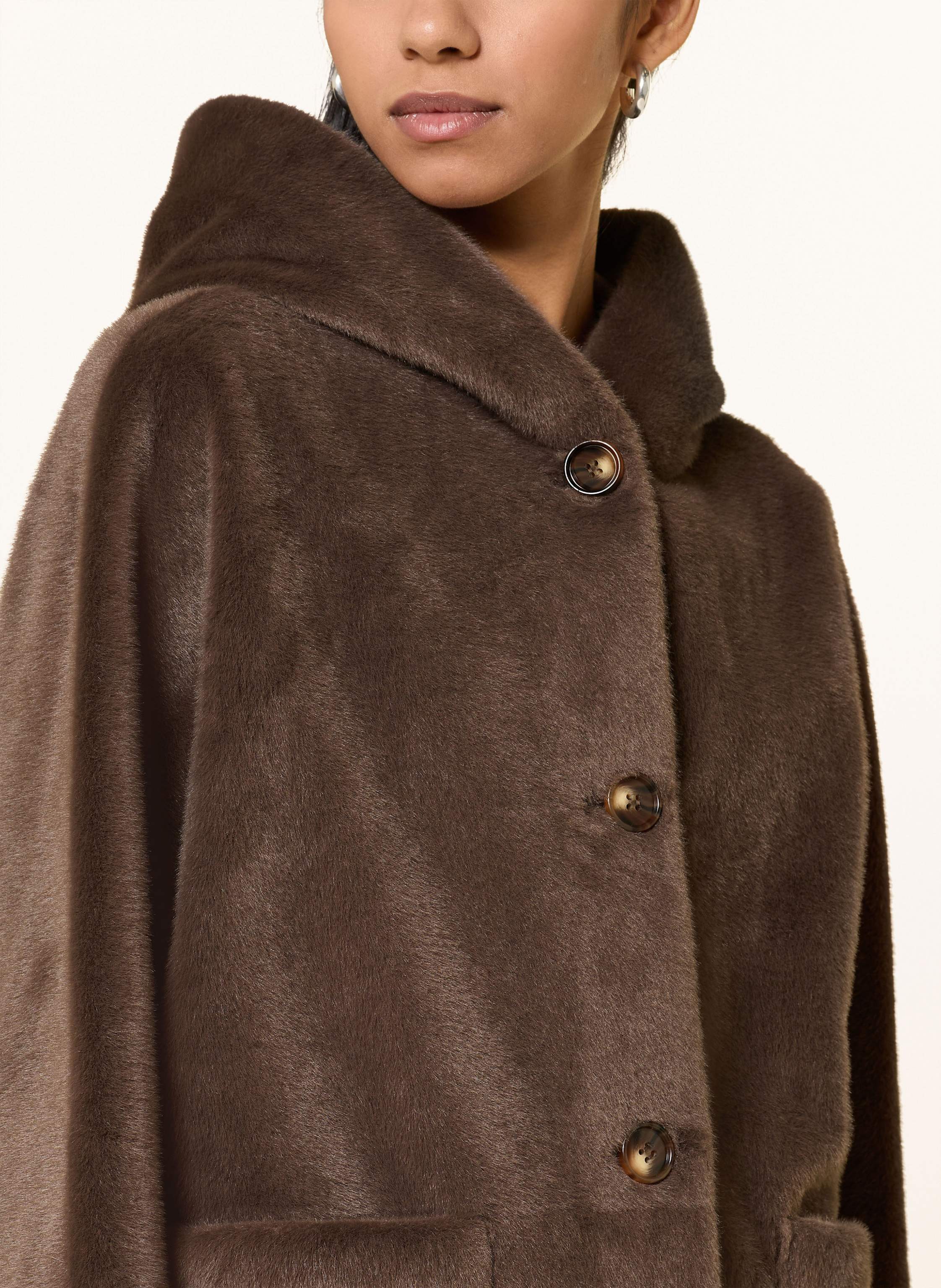 Thumbnail - Lilienfels Kunstfell-Jacke braun