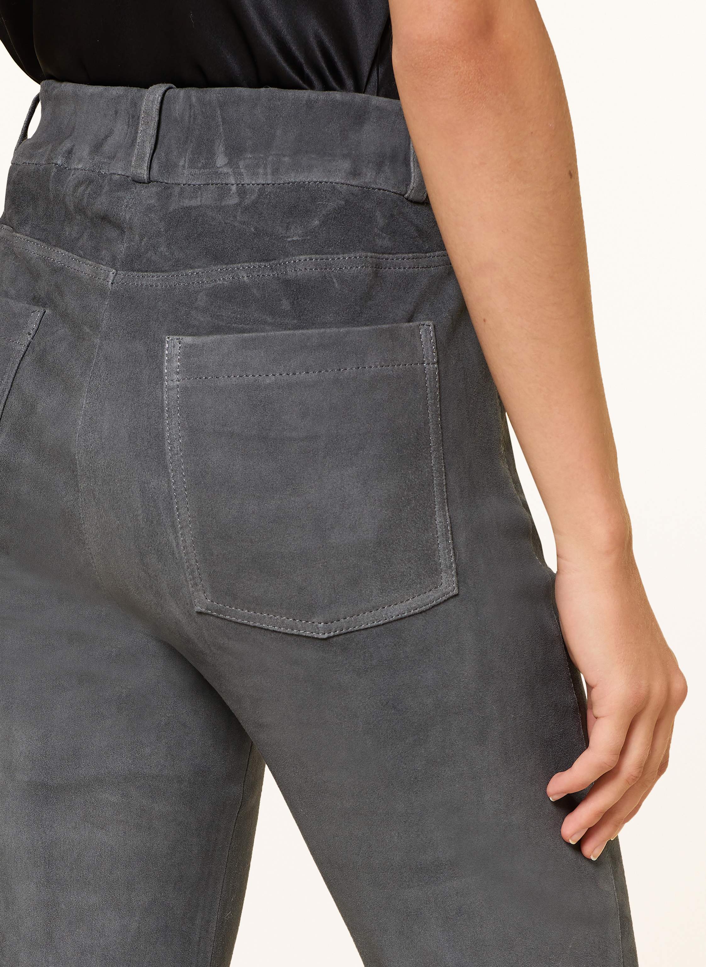 Thumbnail - Lilienfels Lederhose grau