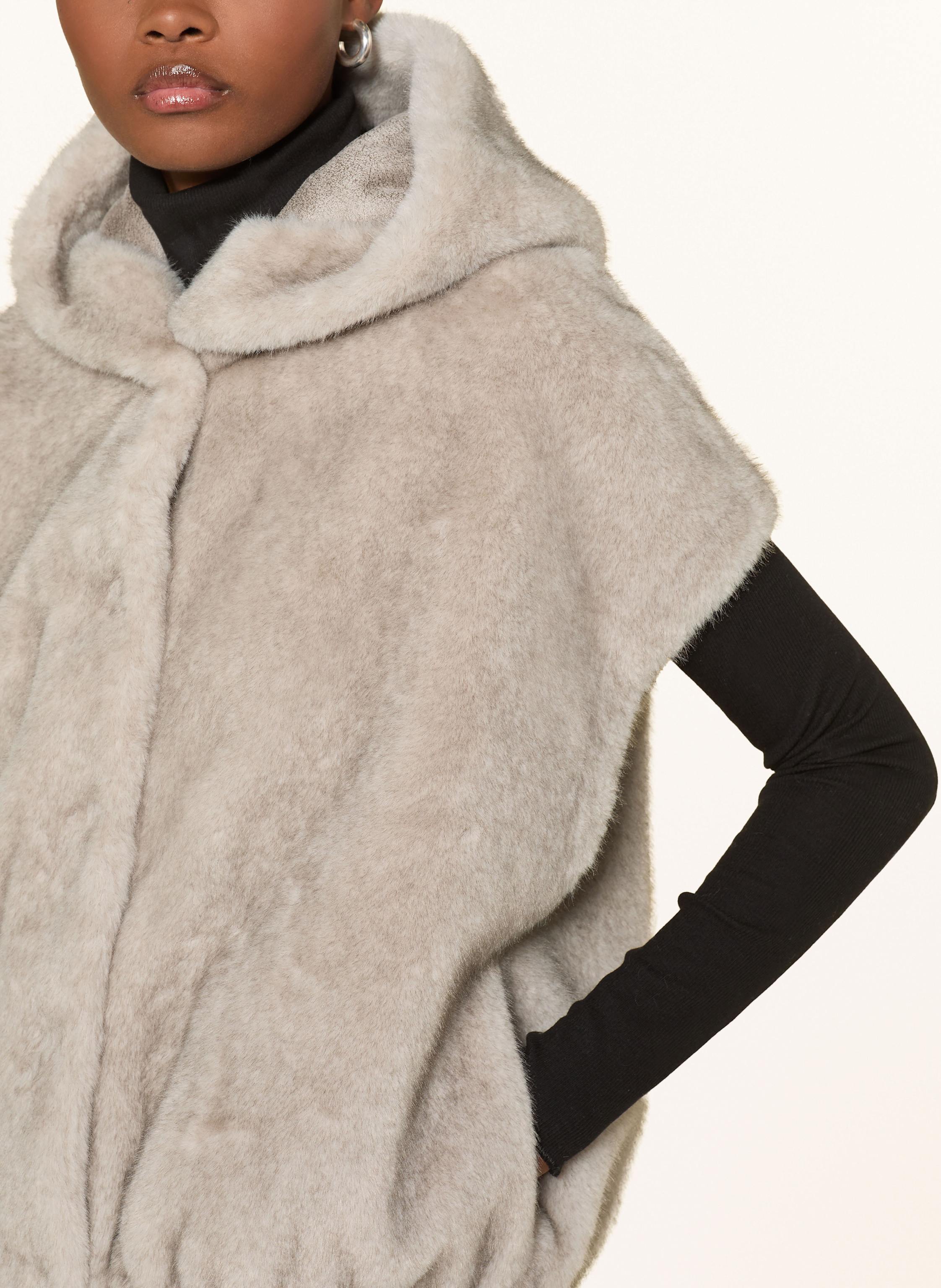 Thumbnail - Studio Ar Kunstpelz-Jacke Olena beige