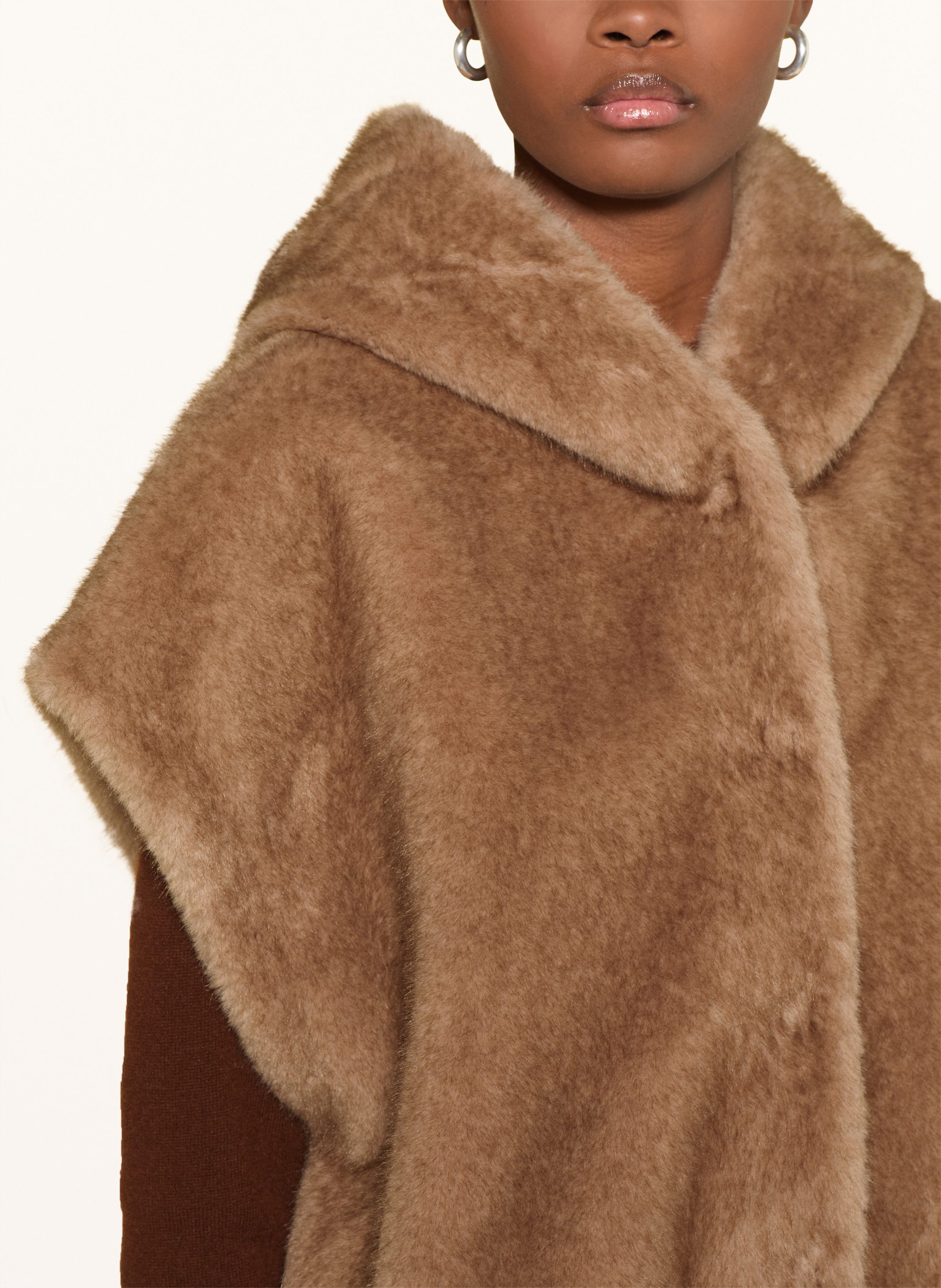 Thumbnail - Studio Ar Kunstpelz-Jacke Olena braun