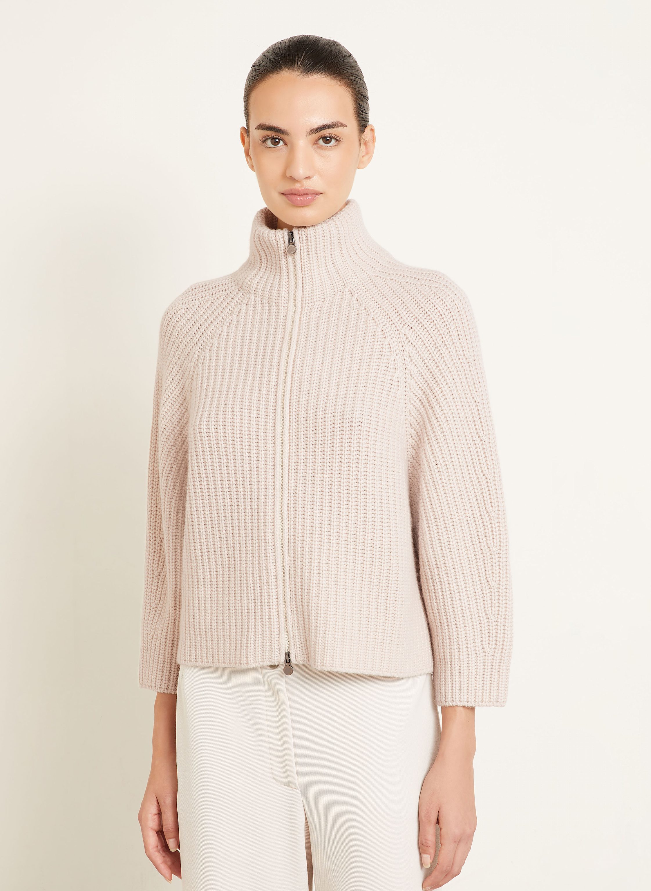 Thumbnail - Iris Von Arnim Strickjacke Fallou Aus Cashmere beige