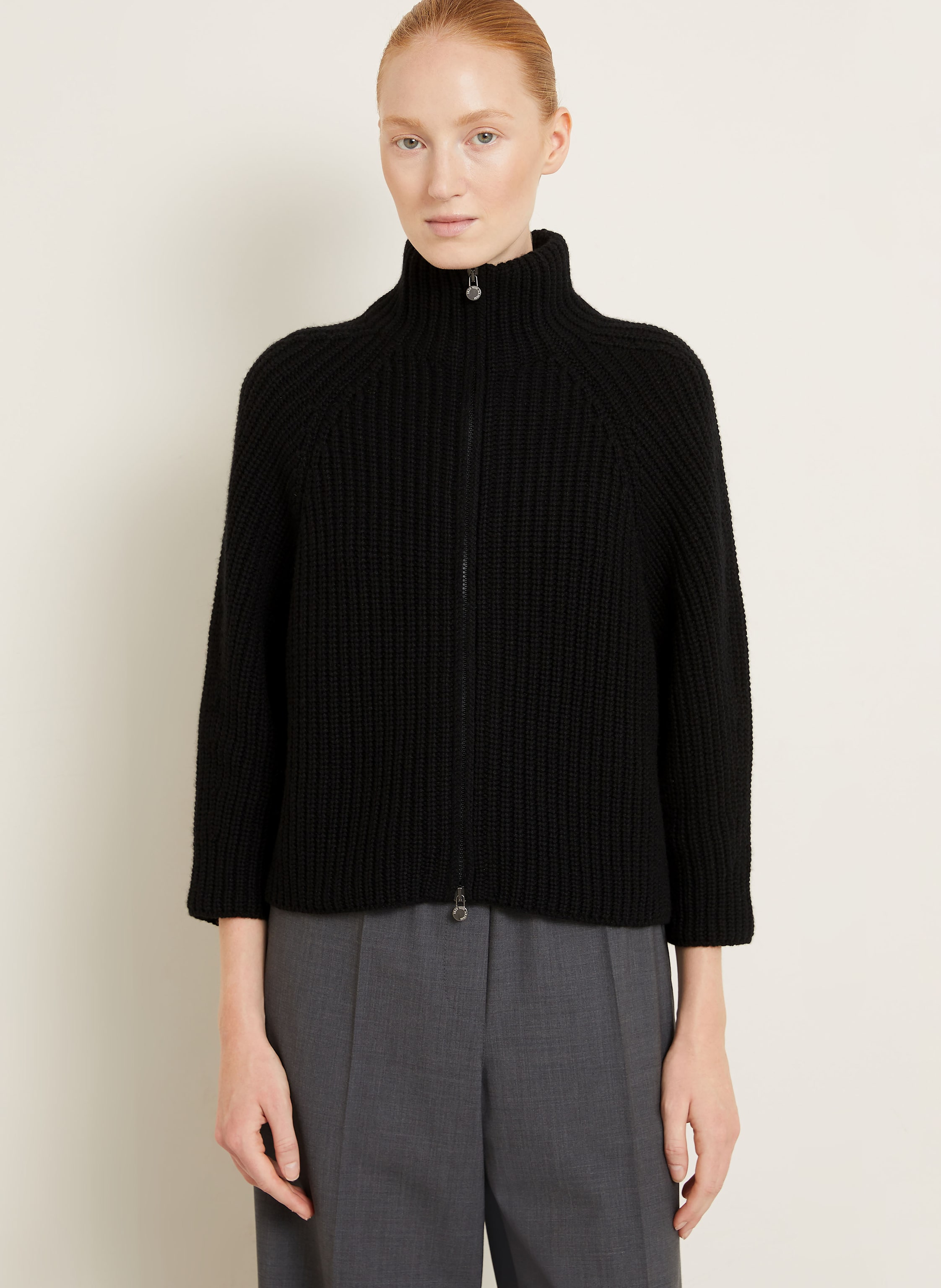 Thumbnail - Iris Von Arnim Strickjacke Fallou Aus Cashmere schwarz