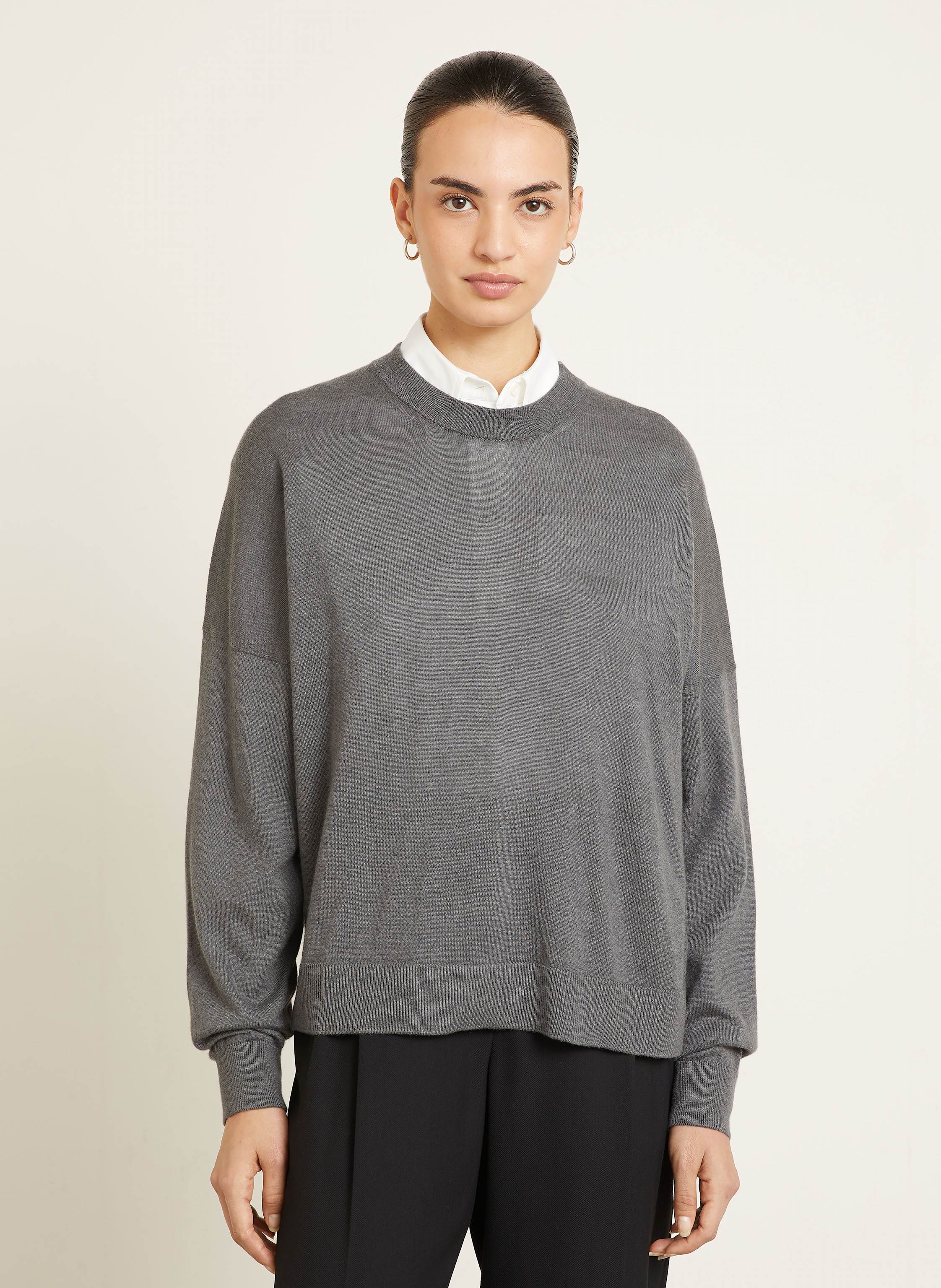 Thumbnail - Iris Von Arnim Oversized-Pullover Lise Aus Cashmere grau