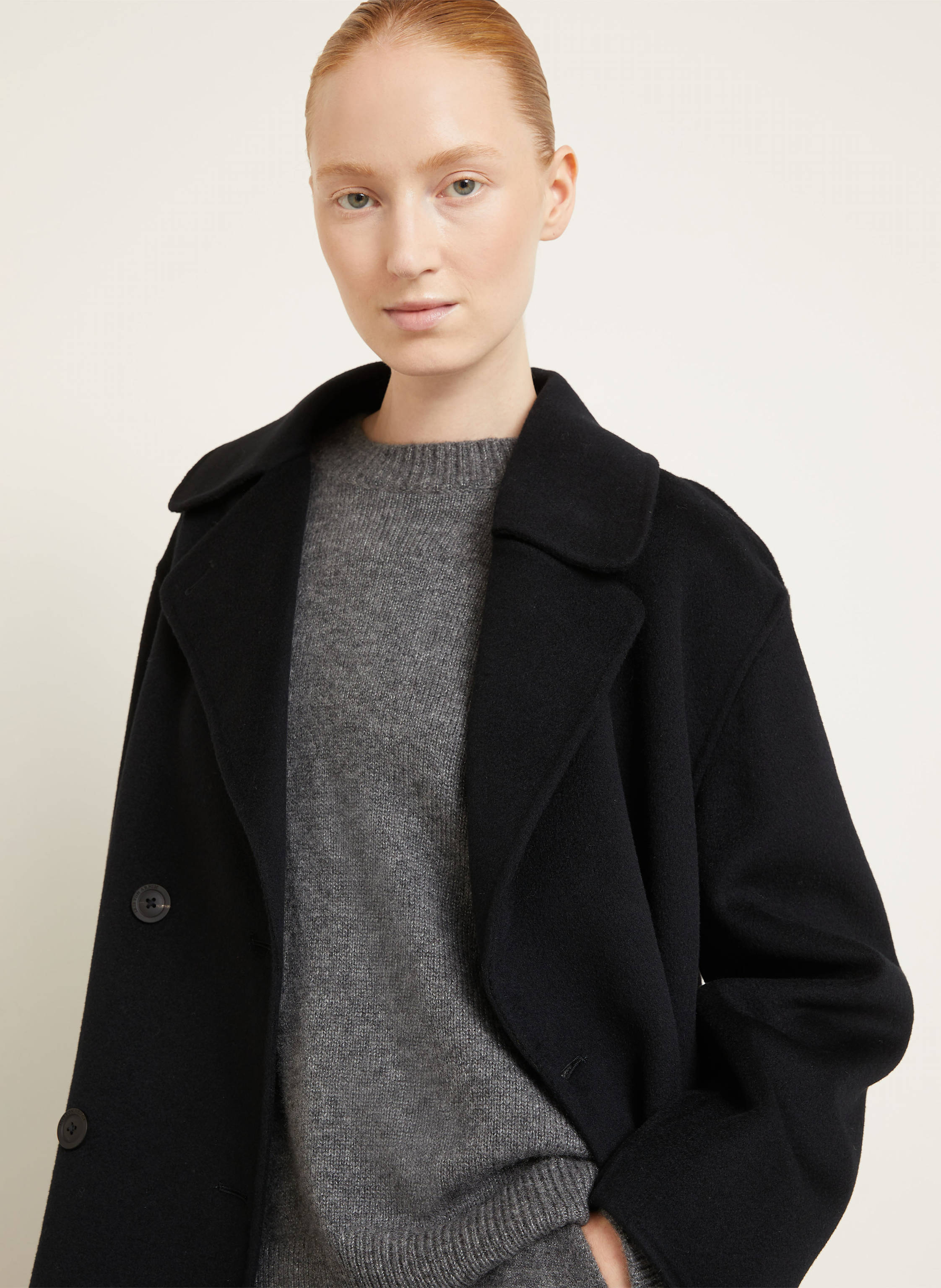 Thumbnail - Iris Von Arnim Mantel Dagny Mit Cashmere schwarz