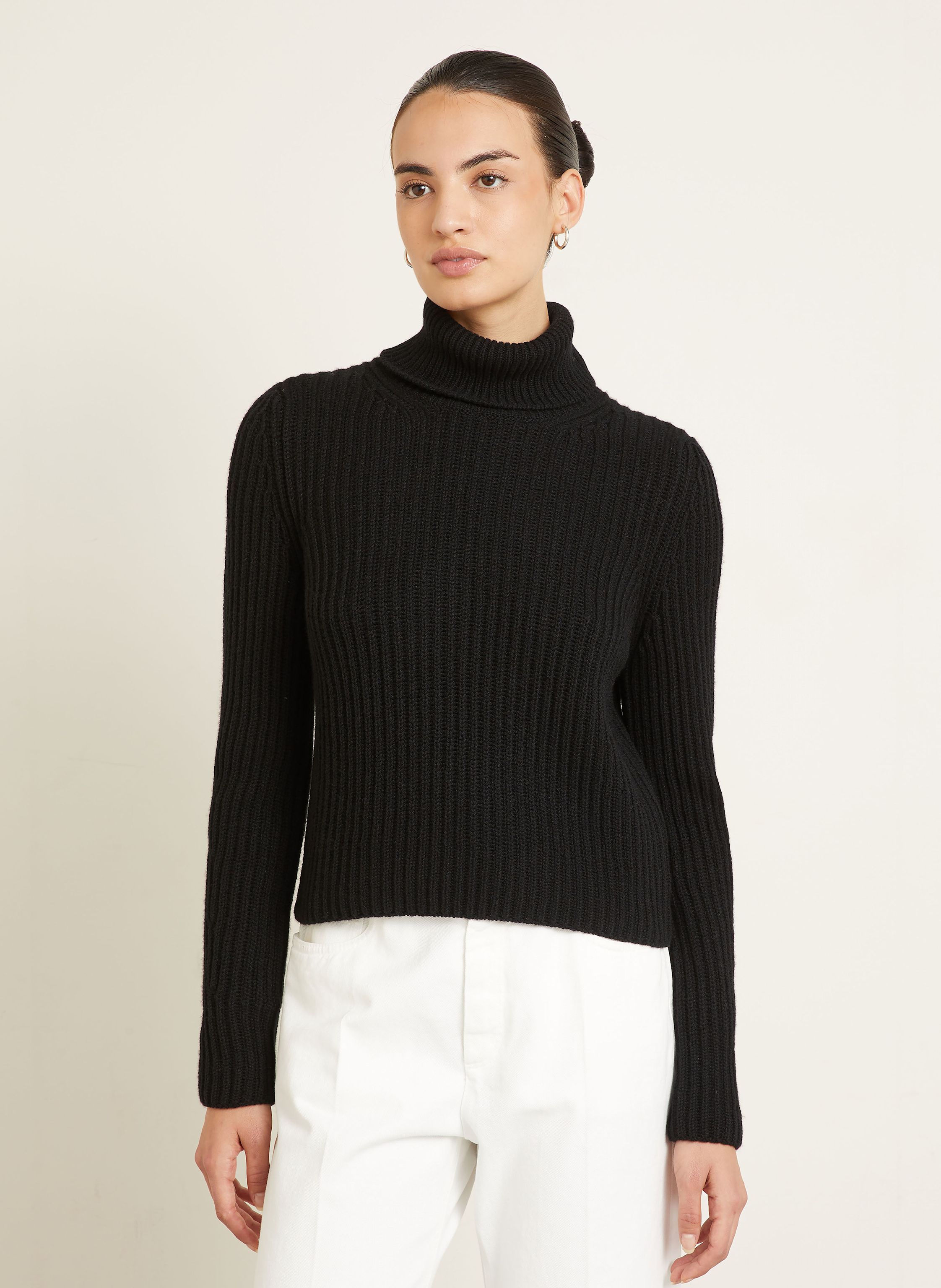 Thumbnail - Iris Von Arnim Rollkragenpullover Astrid Aus Cashmere schwarz