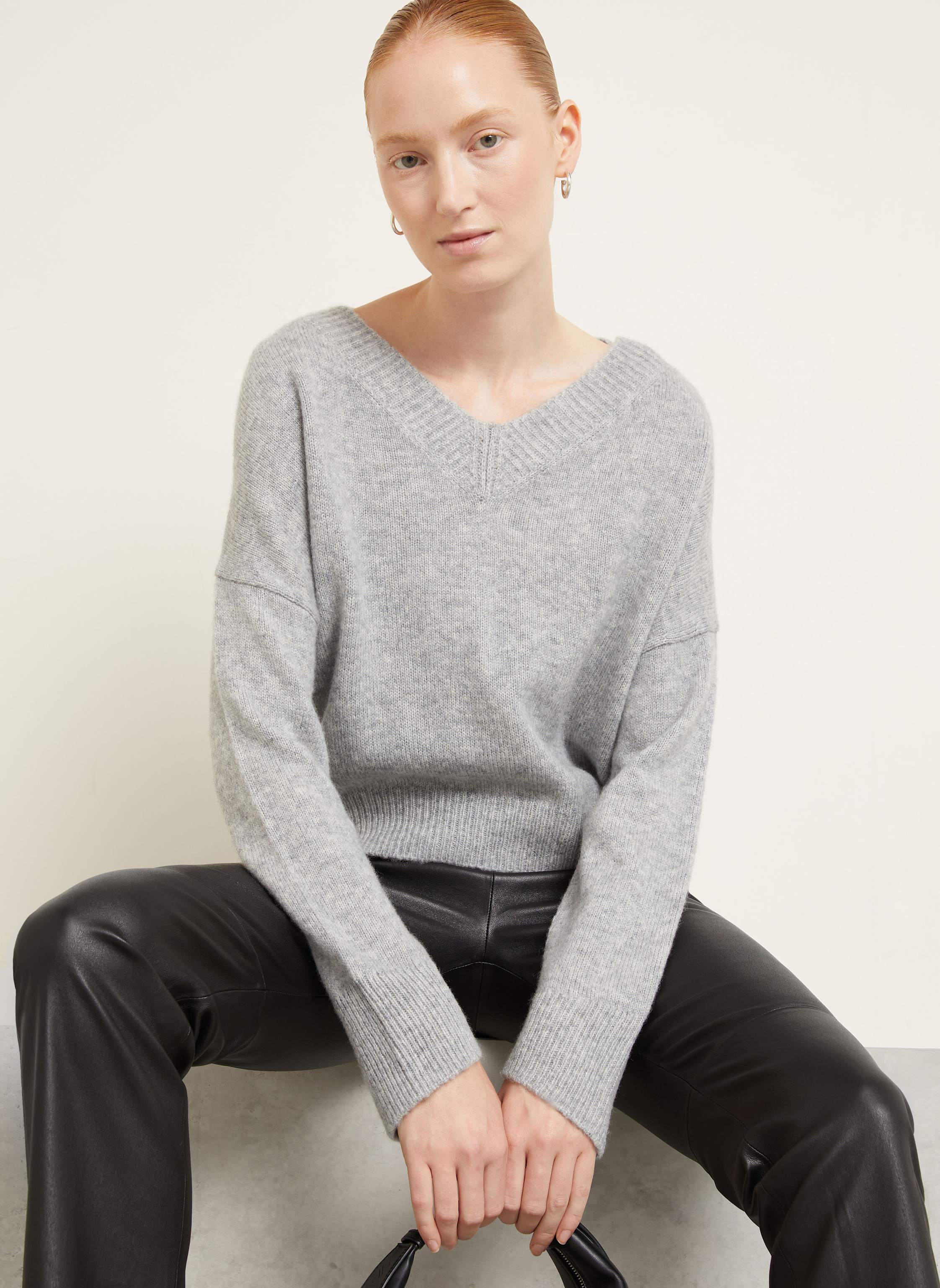 Thumbnail - Iris Von Arnim Cashmere-Pullover Bergen silber